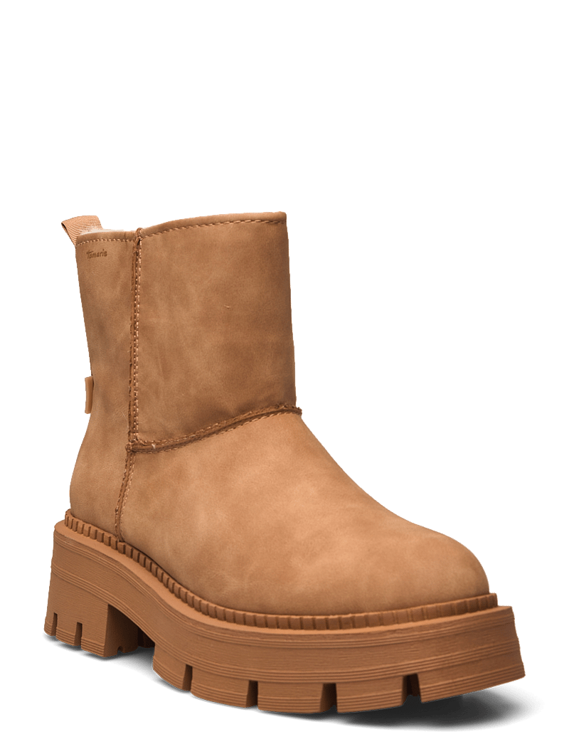 Tamaris - Women Boots - teddyfell boots - camel - 0