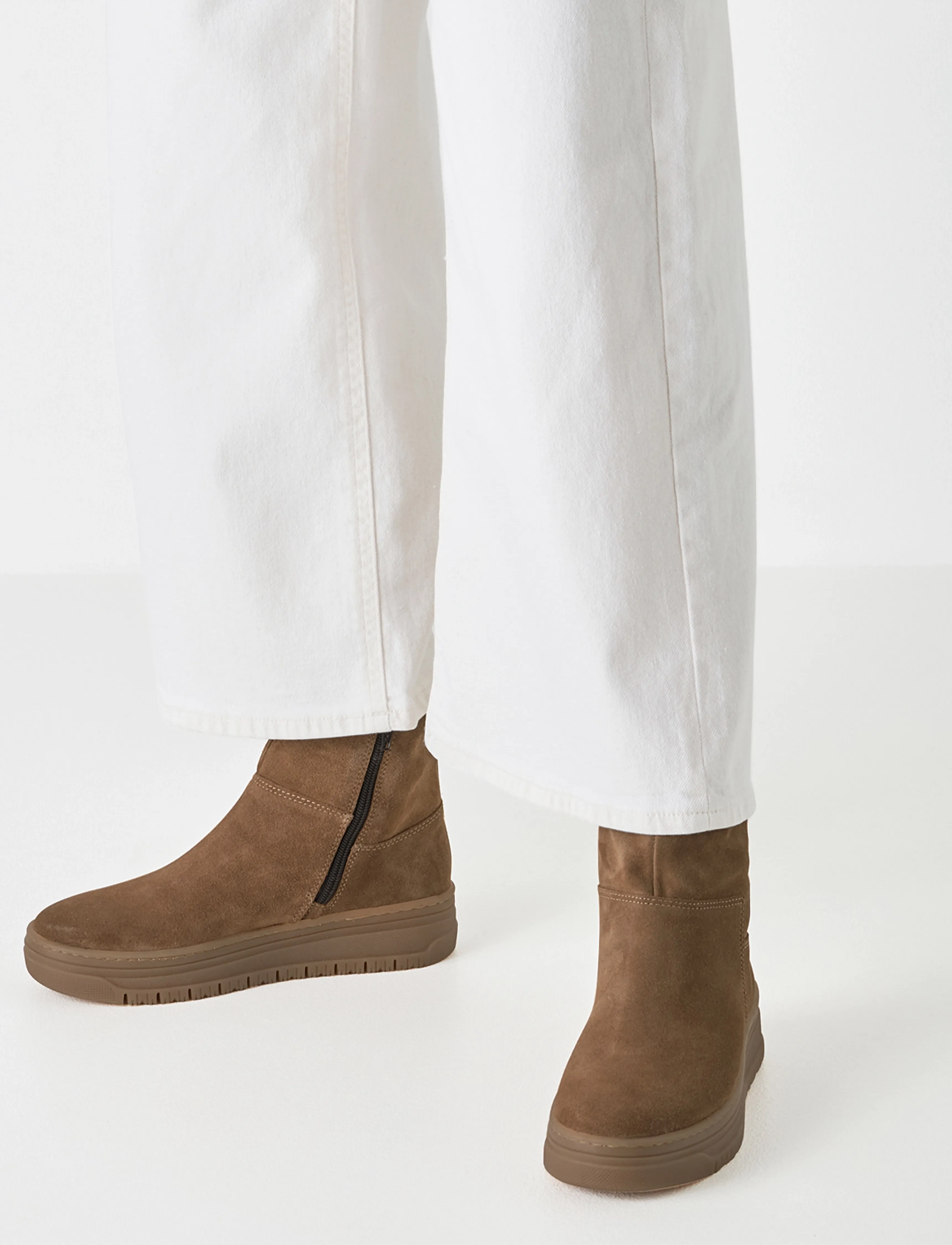 Tamaris - Women Boots - platta ankelboots - brown - 5