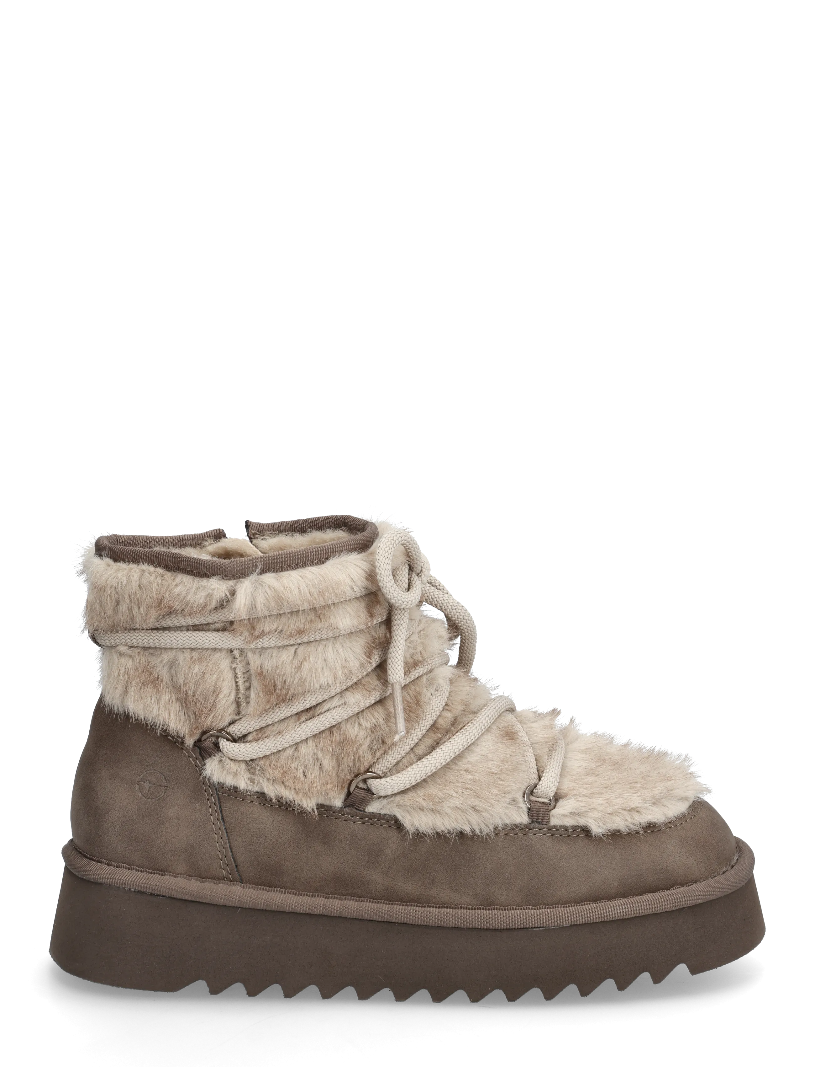 Tamaris - Women Boots - lygiapadžiai aulinukai iki kulkšnių - taupe - 1