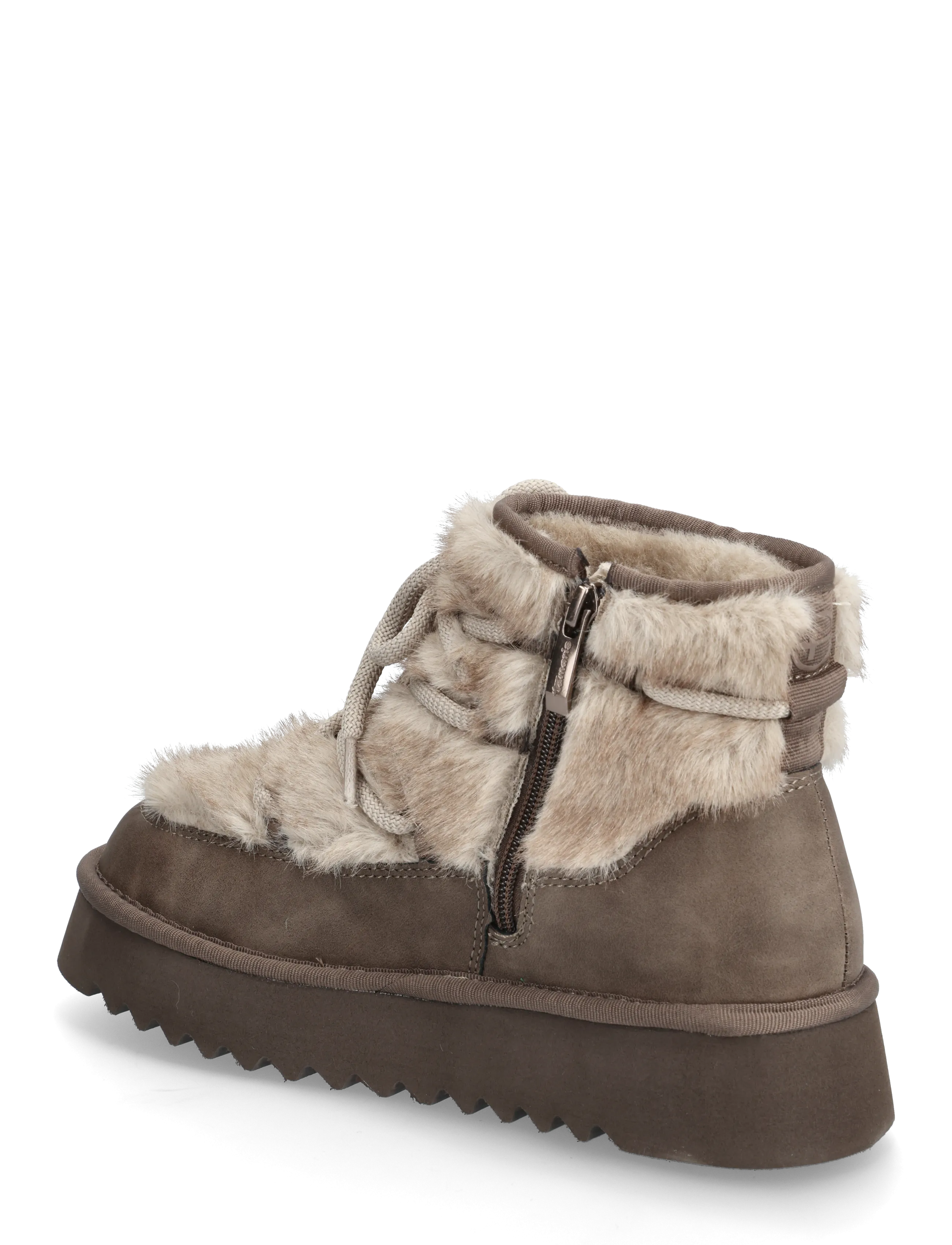 Tamaris - Women Boots - lygiapadžiai aulinukai iki kulkšnių - taupe - 2