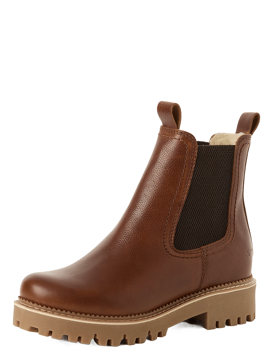 Tamaris - Women Boots - platta ankelboots - cognac - 0