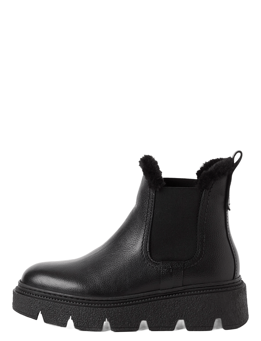 Tamaris - Women Boots - teddy-saapad - black leather - 1