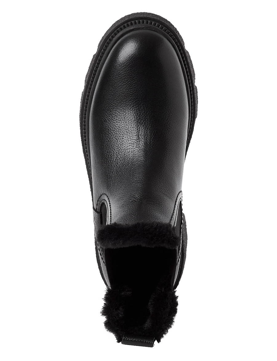 Tamaris - Women Boots - teddy-saapad - black leather - 4