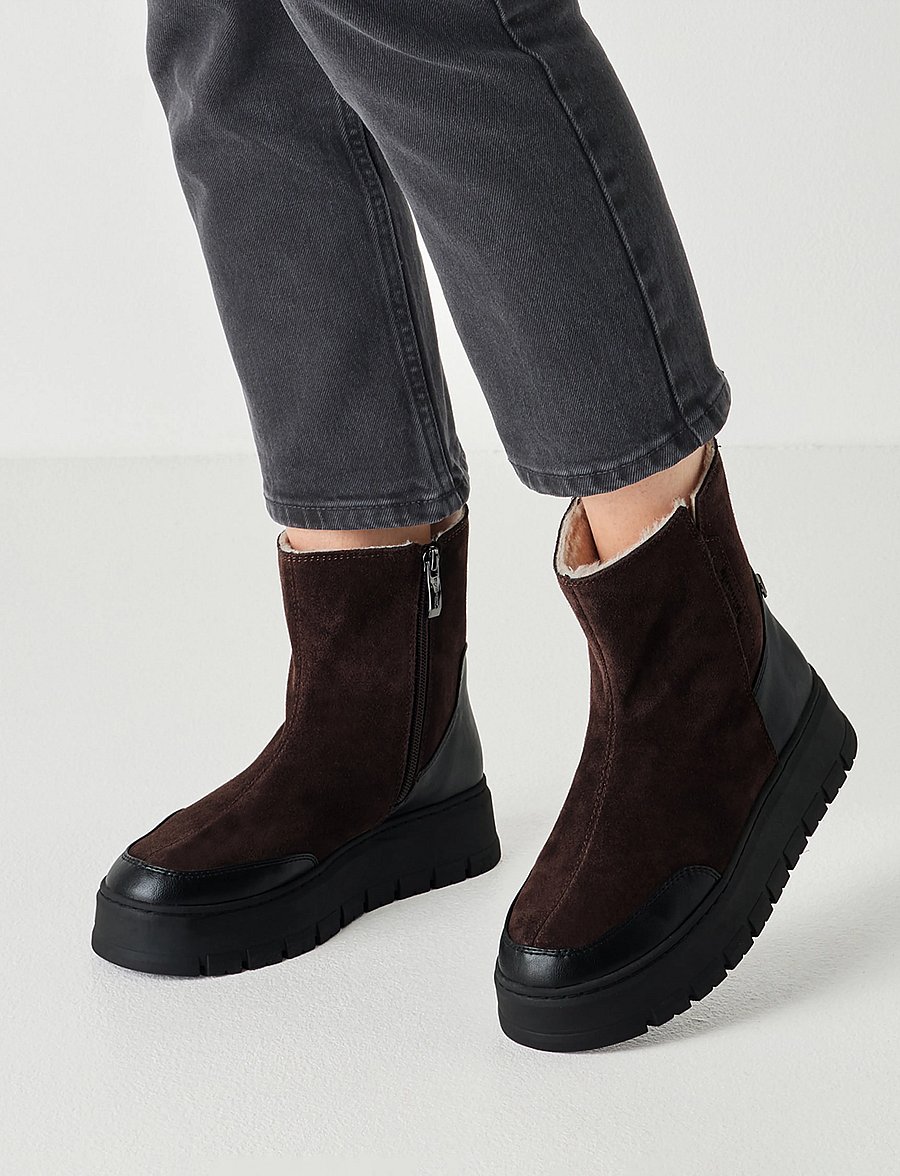 Tamaris - Women Boots - flat ankle boots - mocca - 5