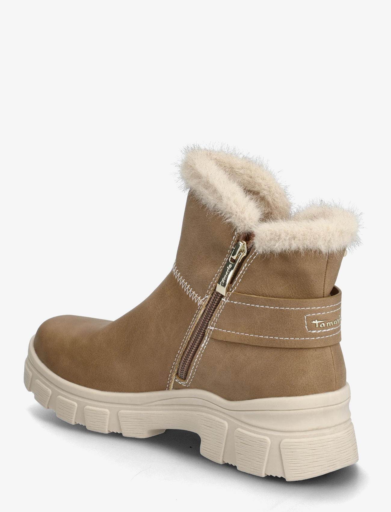 Tamaris - Women Boots - platta ankelboots - camel - 2