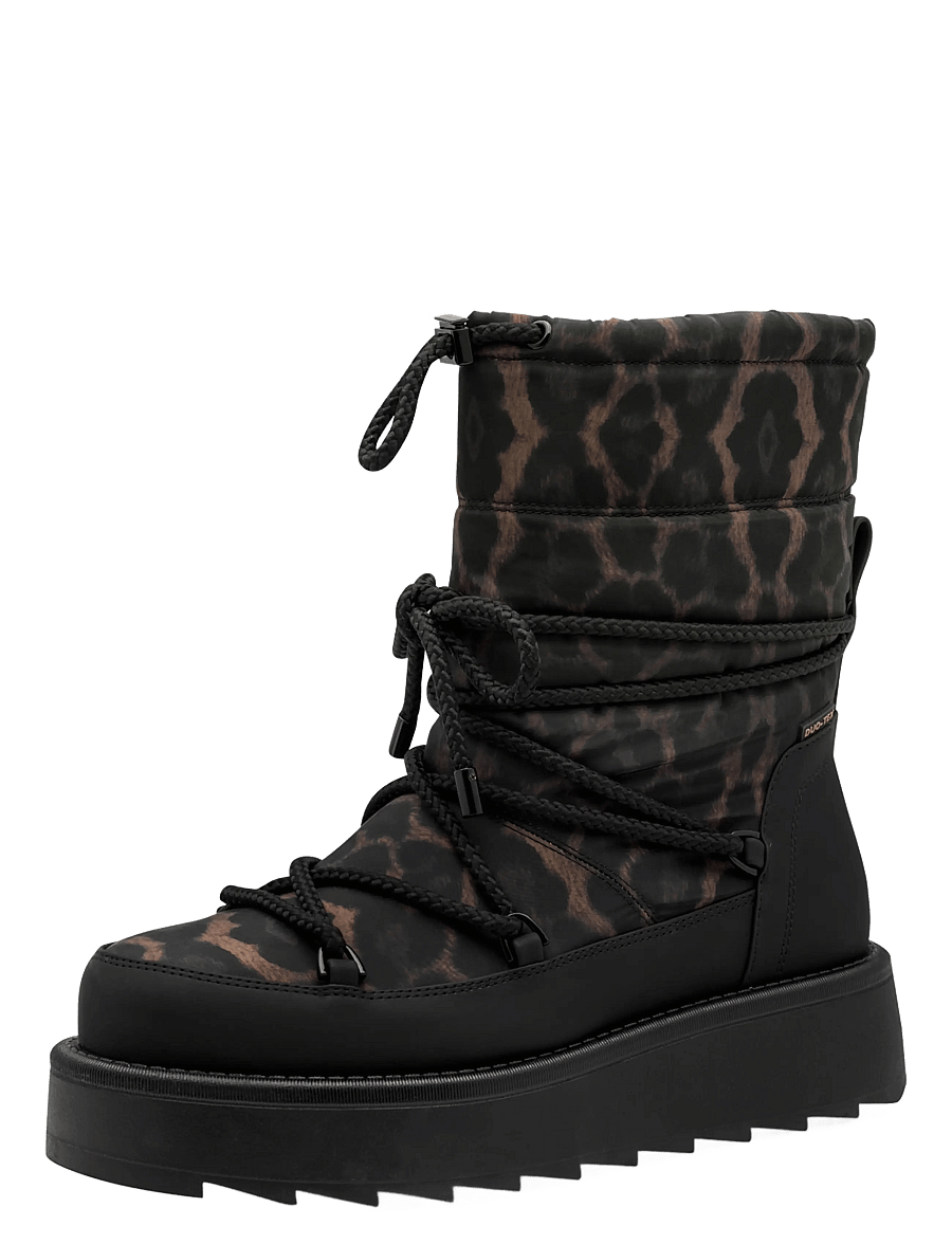 Tamaris - Women Boots - winterschuhe - black/leopard - 0