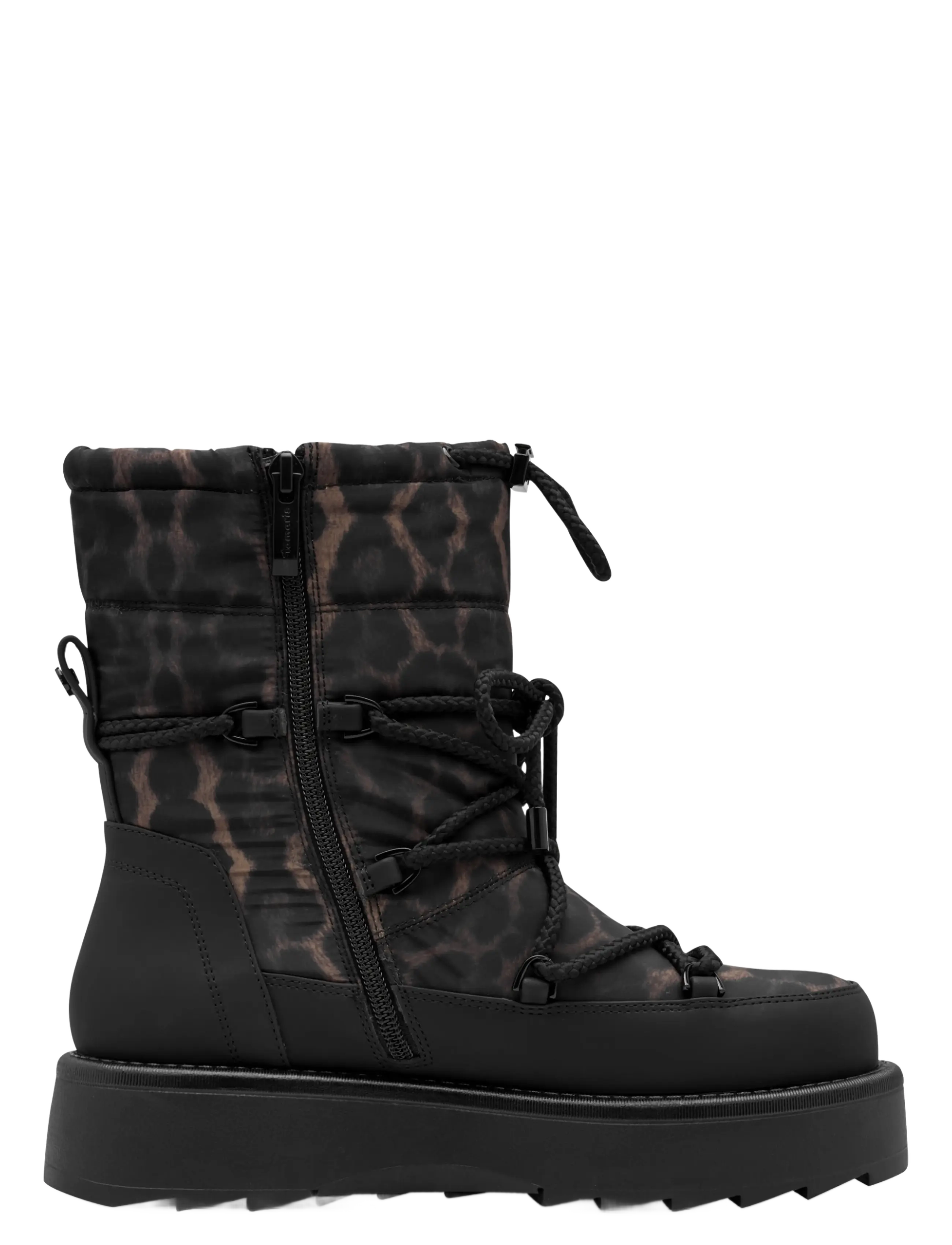 Tamaris - Women Boots - winterschuhe - black/leopard - 3