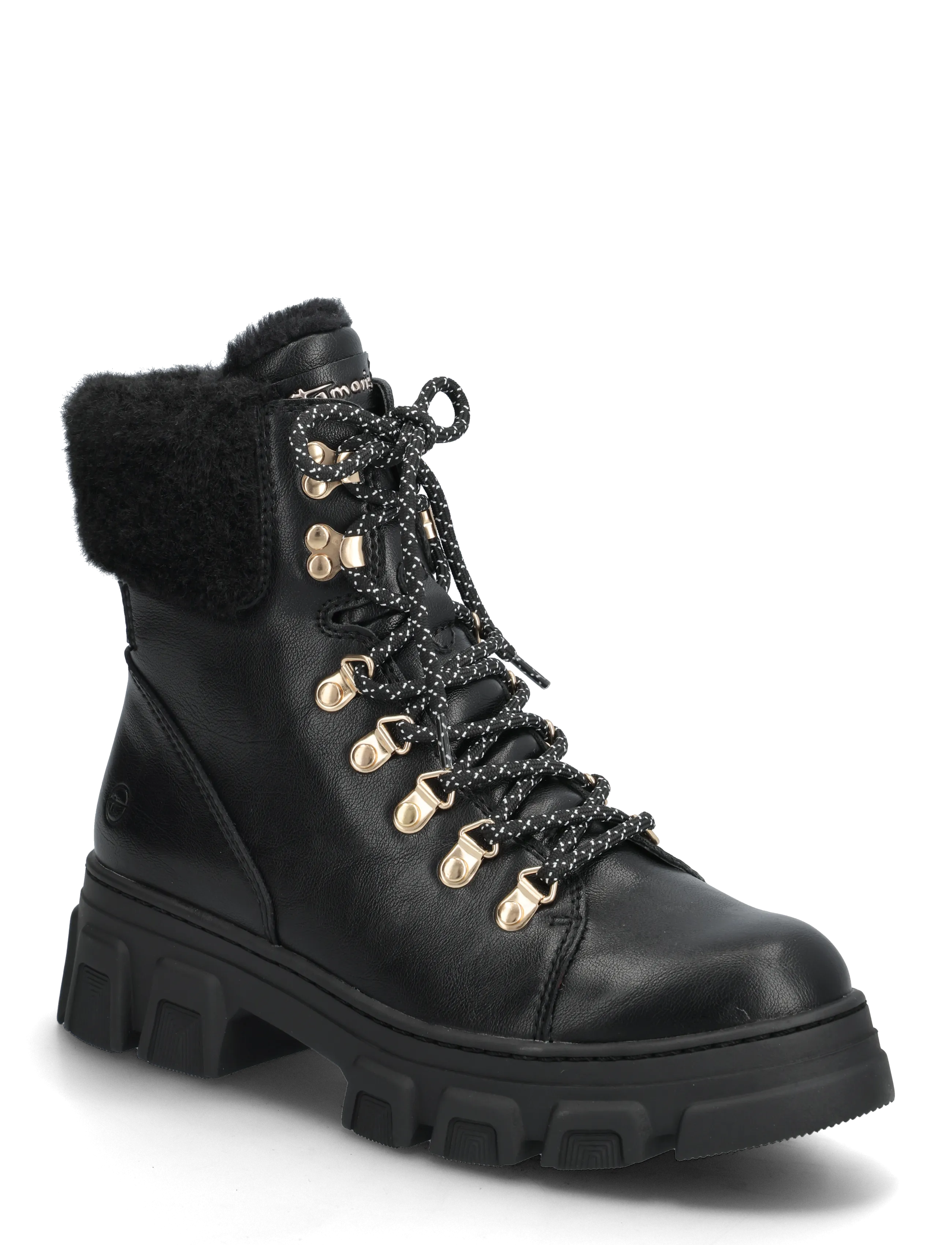 Tamaris Women Boots, 39, Ankle Schwarz - Boots Flat Heel, Frauen
