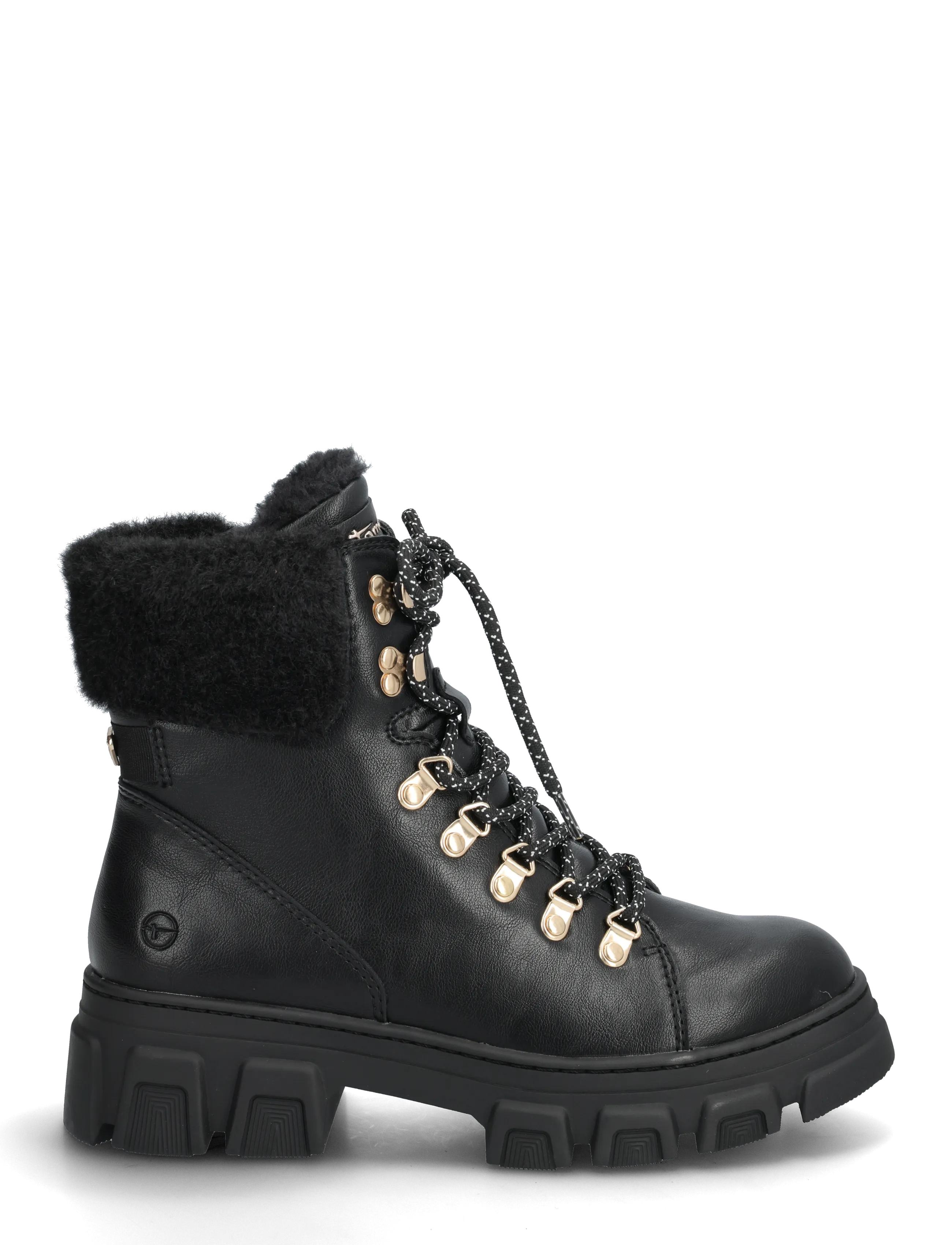 Tamaris - Women Boots - flatbotna ökklastígvél - black - 1