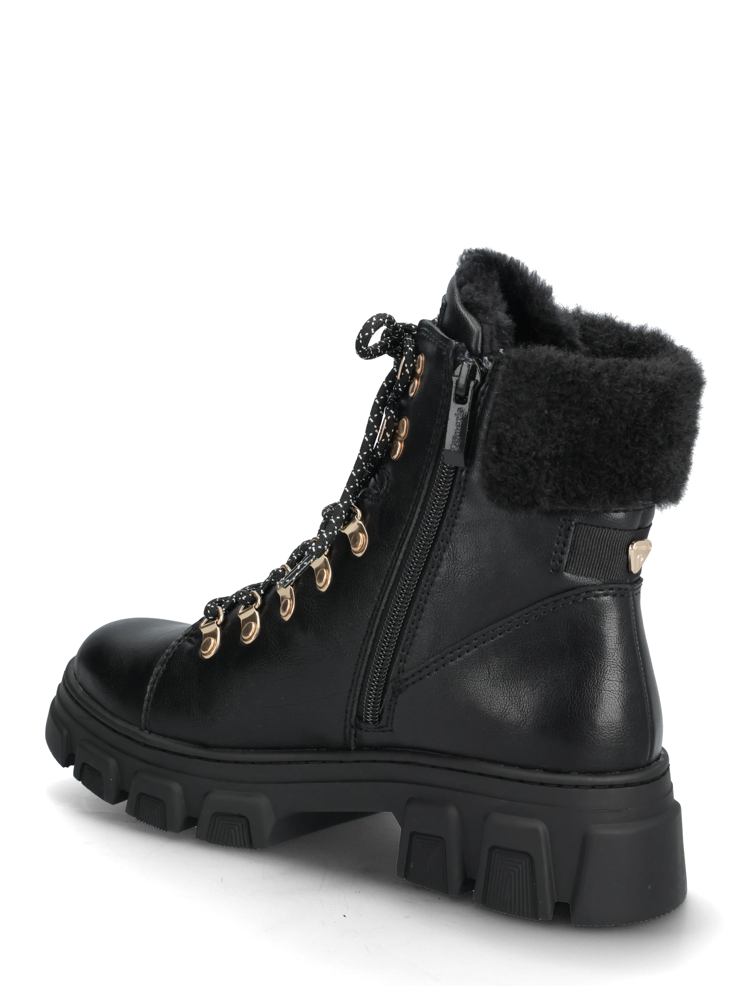 Tamaris - Women Boots - flatbotna ökklastígvél - black - 2