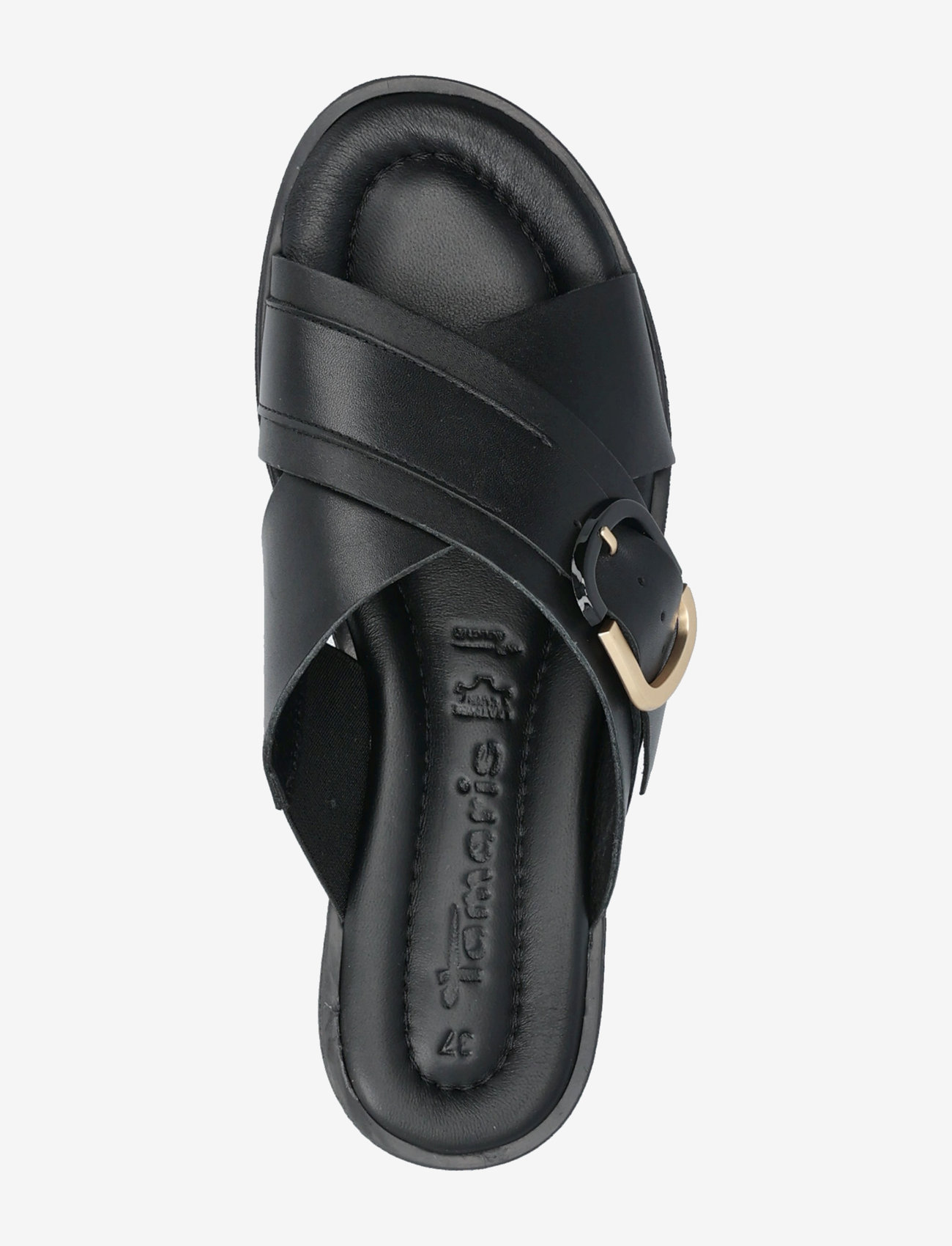 Tamaris - Women Slides - flache sandalen - black leather - 3