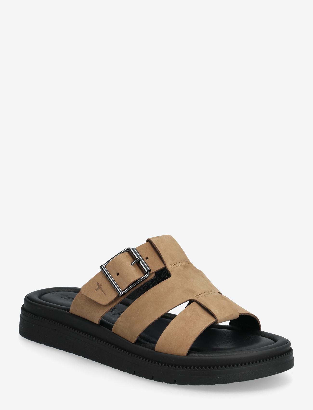Tamaris - Women Slides - gladiaator sandaalid - taupe nubuc - 0