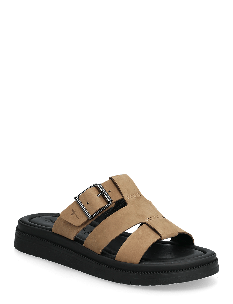 Tamaris - Women Slides - gladiaatori-sandaalid - taupe nubuc - 0