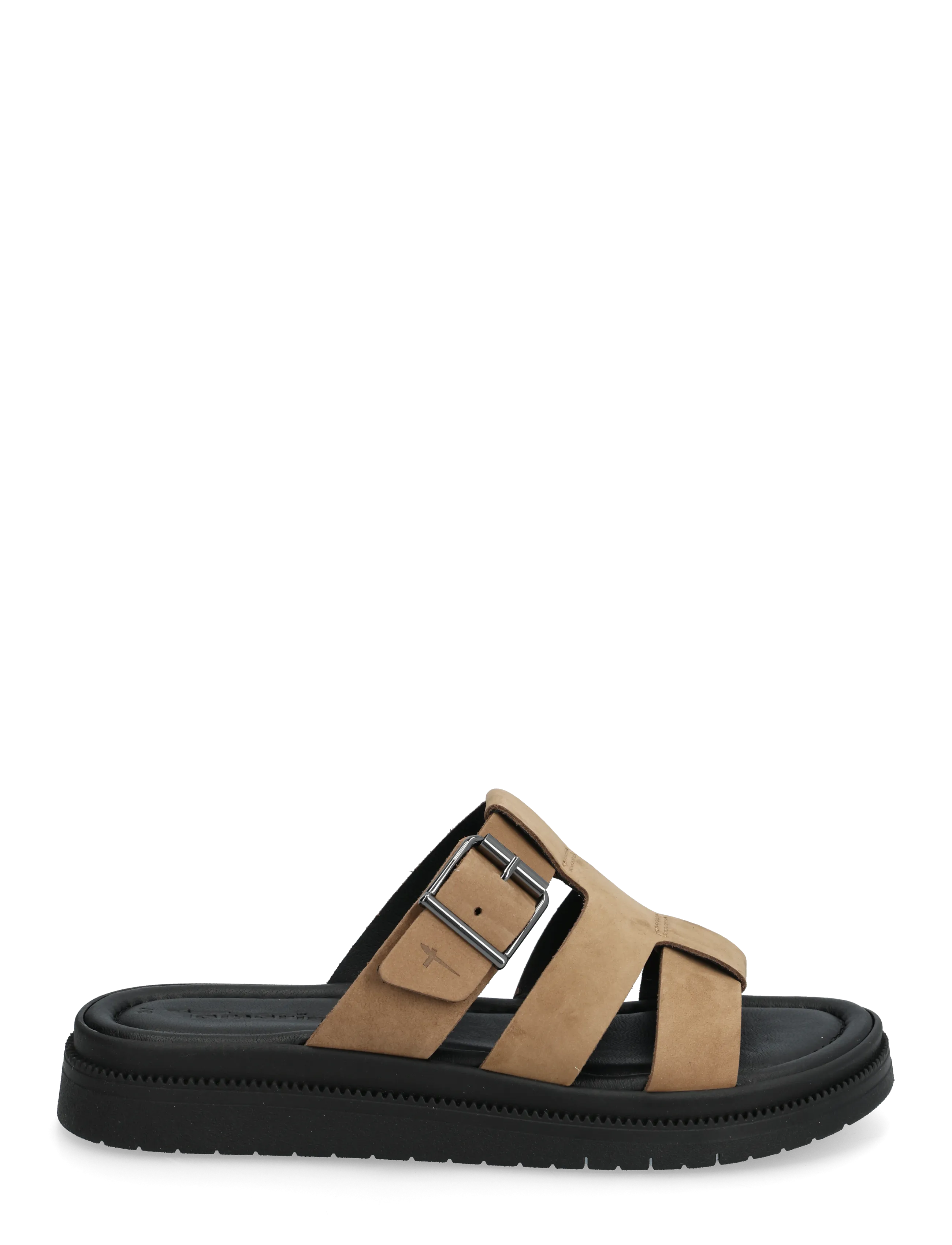 Tamaris - Women Slides - gladiator sandals - taupe nubuc - 1