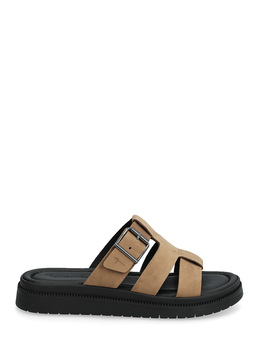 Tamaris - Women Slides - gladiaatori-sandaalid - taupe nubuc - 1