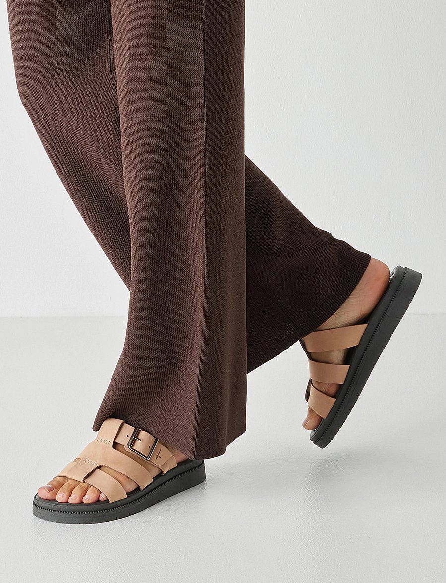 Tamaris - Women Slides - gladiaatori-sandaalid - taupe nubuc - 5