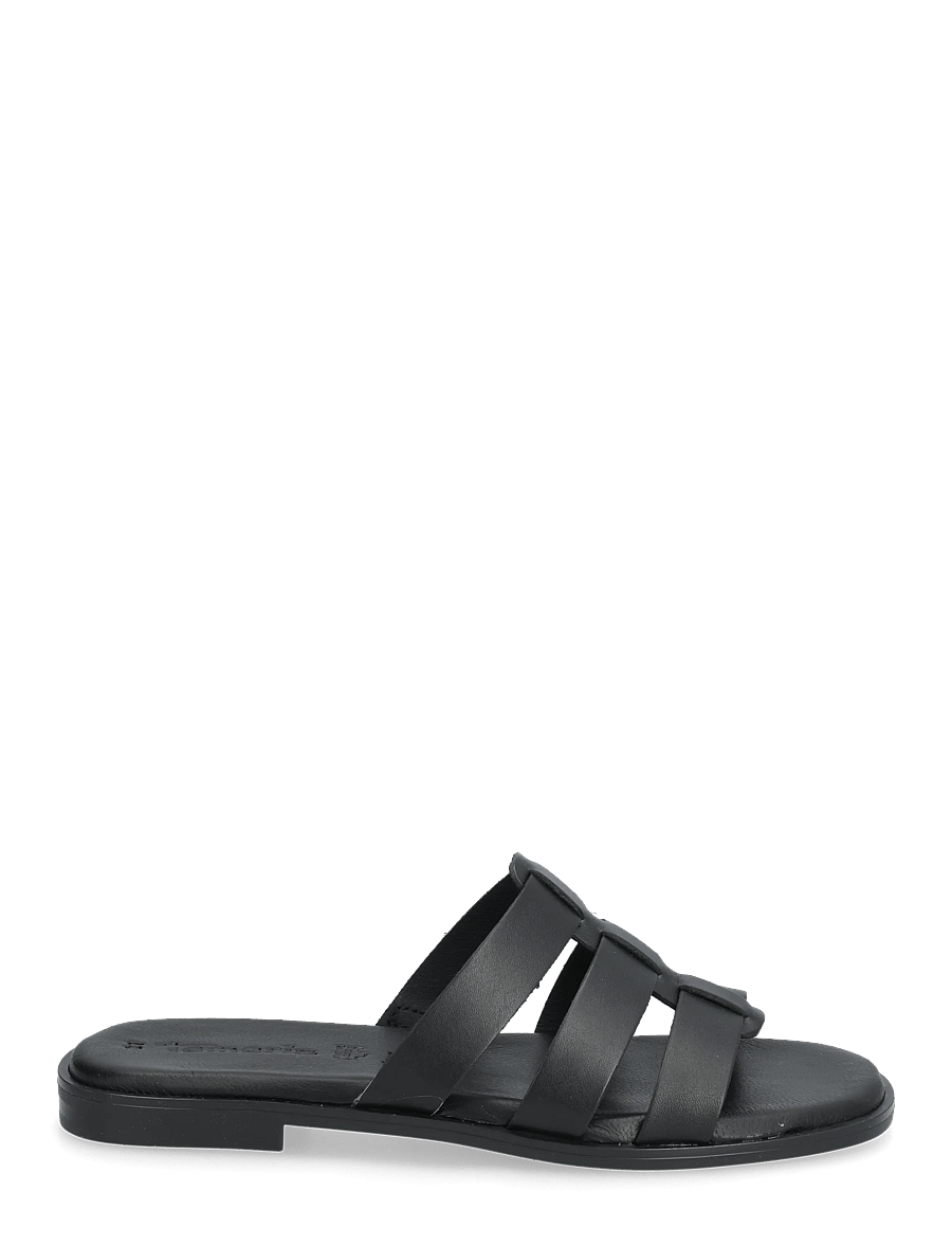 Tamaris - Women Slides - sandały gladiatorki - black leather - 1