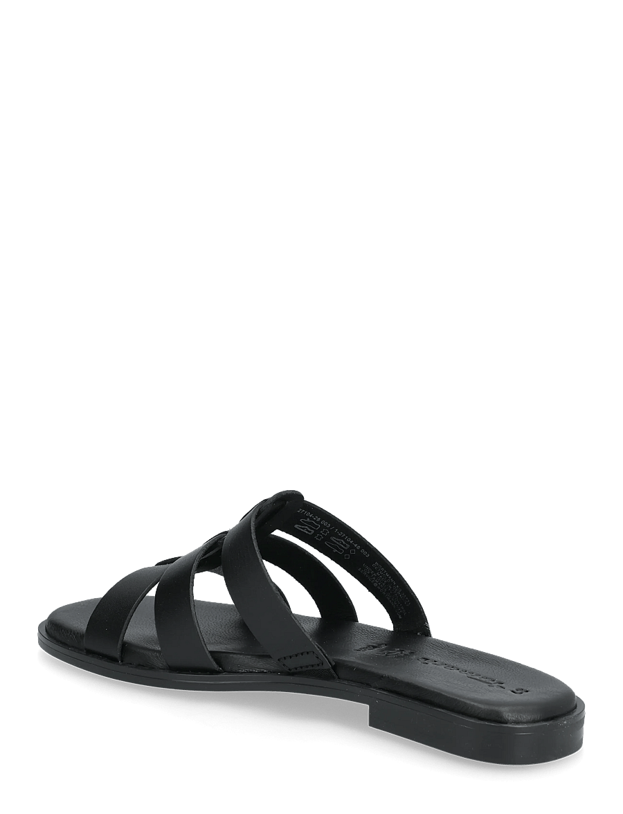 Tamaris - Women Slides - sandały gladiatorki - black leather - 2