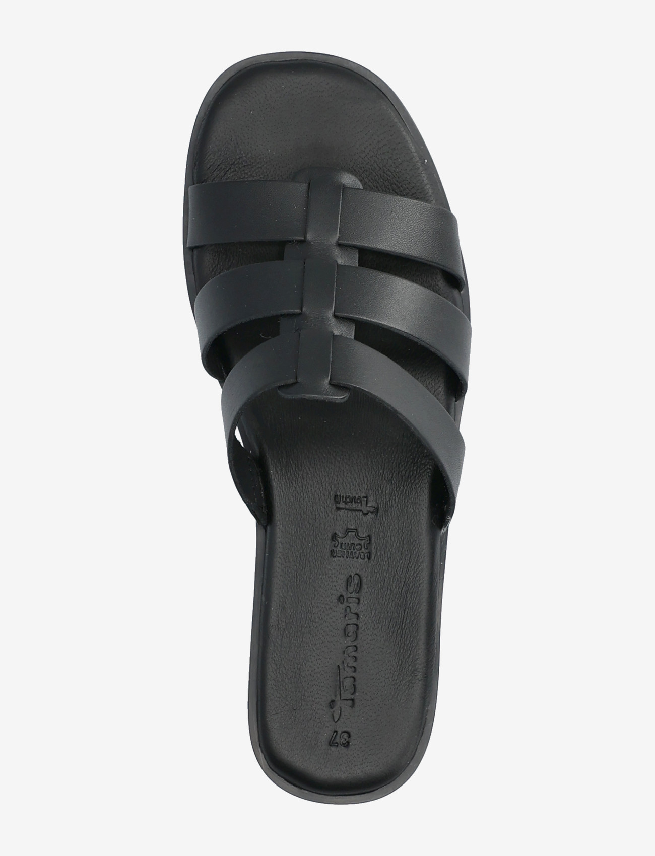 Tamaris - Women Slides - gladiatorsandaler - black leather - 3