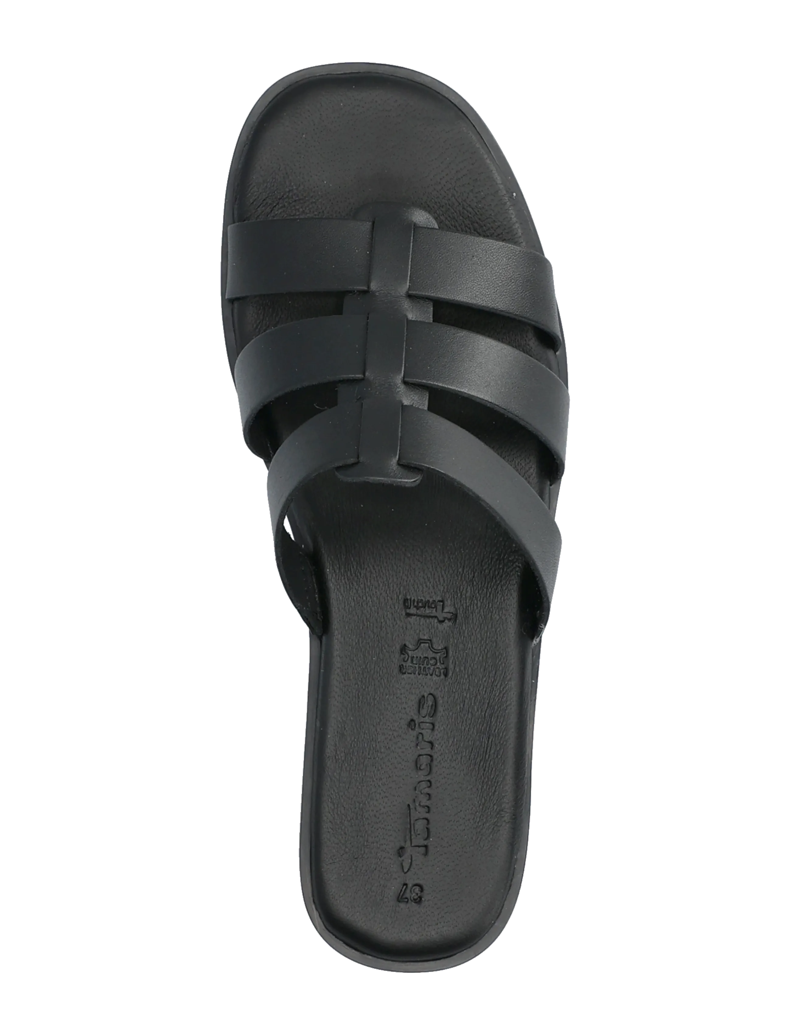 Tamaris - Women Slides - gladiator-sandalen - black leather - 3