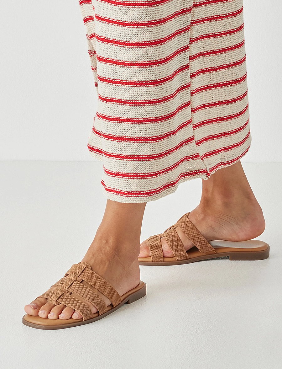 Tamaris - Women Slides - gladiaatori-sandaalid - brown strcture - 5
