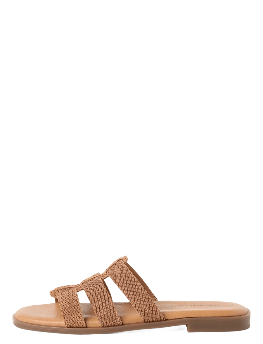 Tamaris - Women Slides - gladiaatori-sandaalid - brown strcture - 1