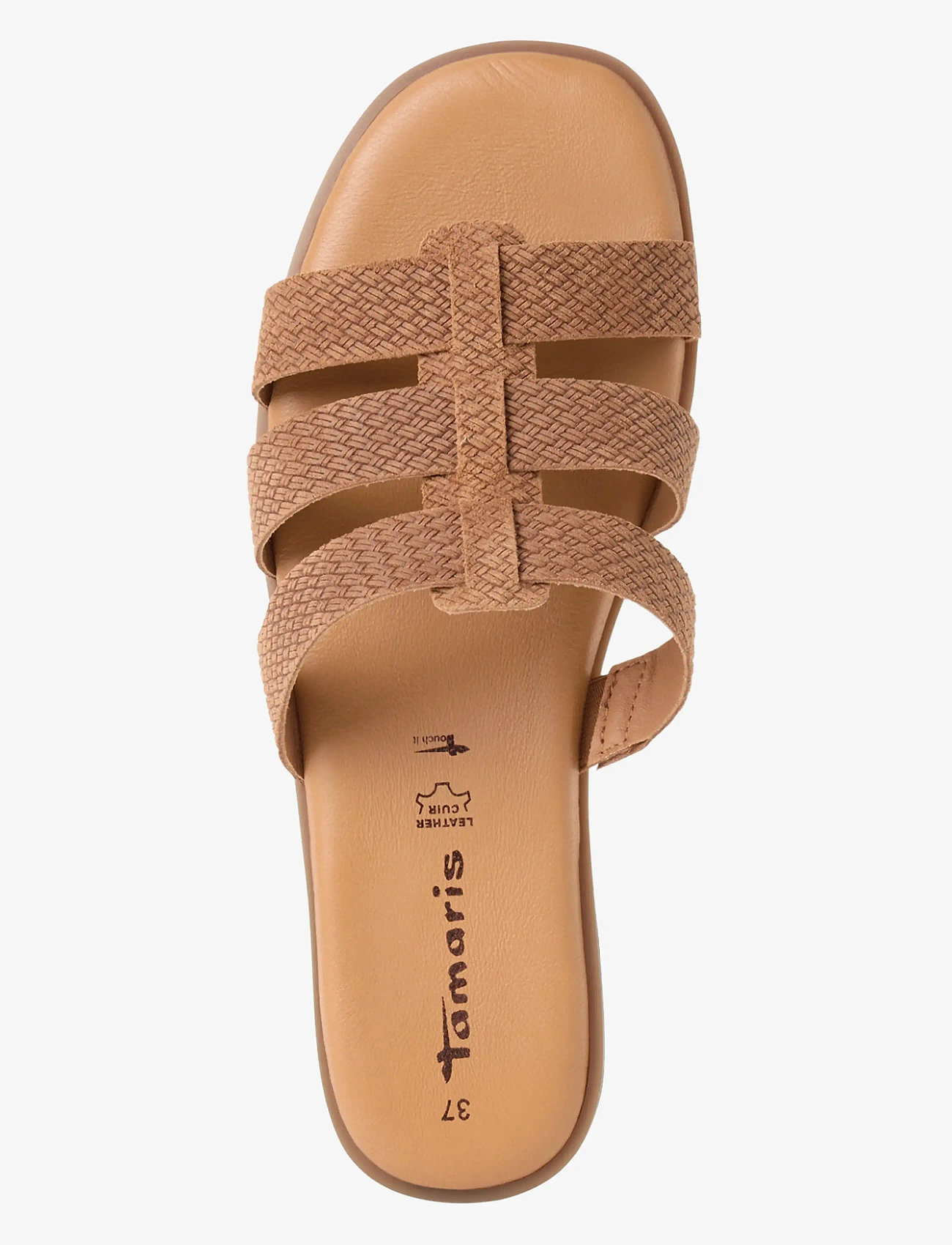 Tamaris - Women Slides - gladiatorsandaler - brown strcture - 4