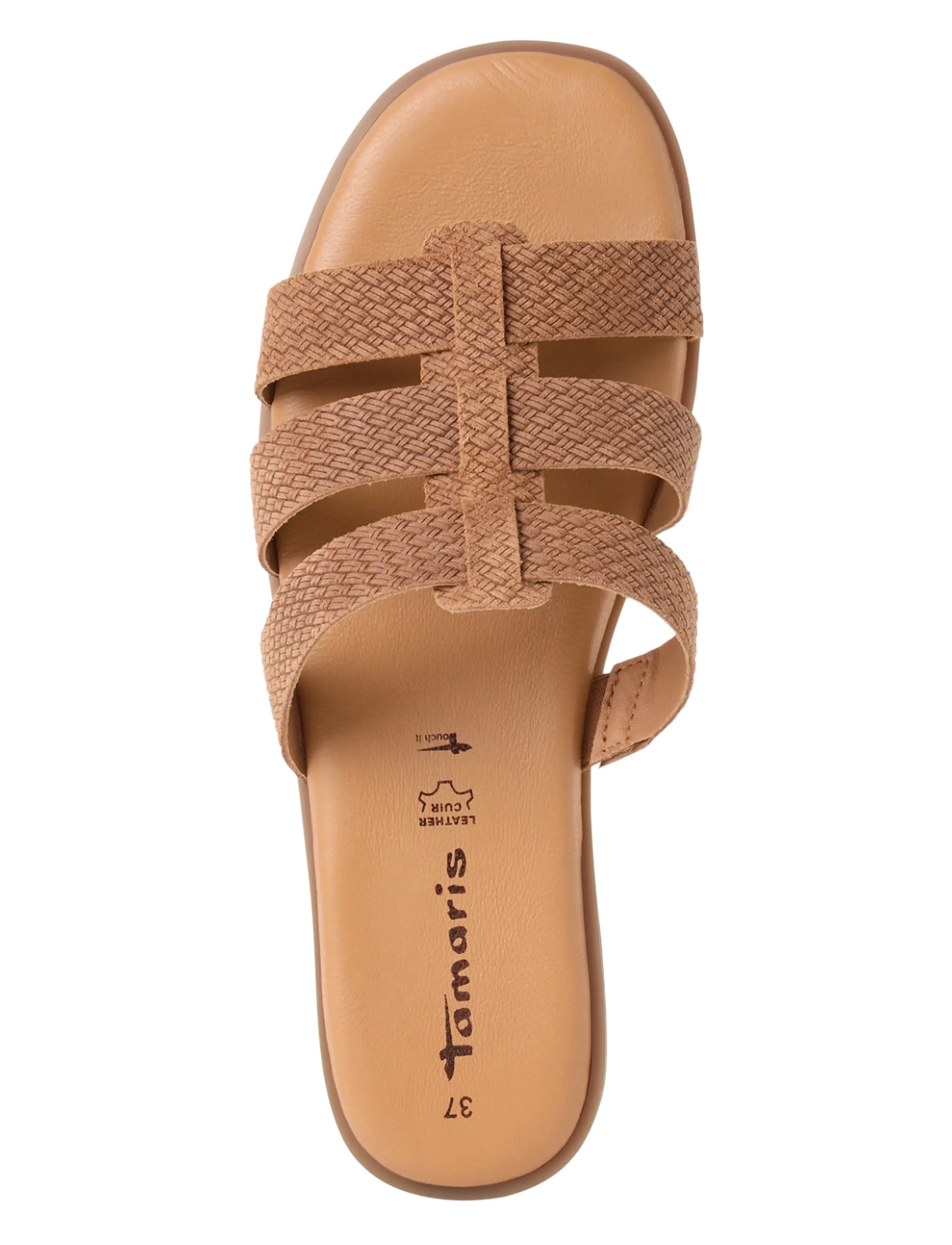 Tamaris - Women Slides - gladiator-sandalen - brown strcture - 4