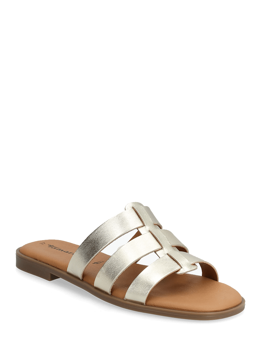 Tamaris - Women Slides - gladiatorsandaler - light gold metallic - 0