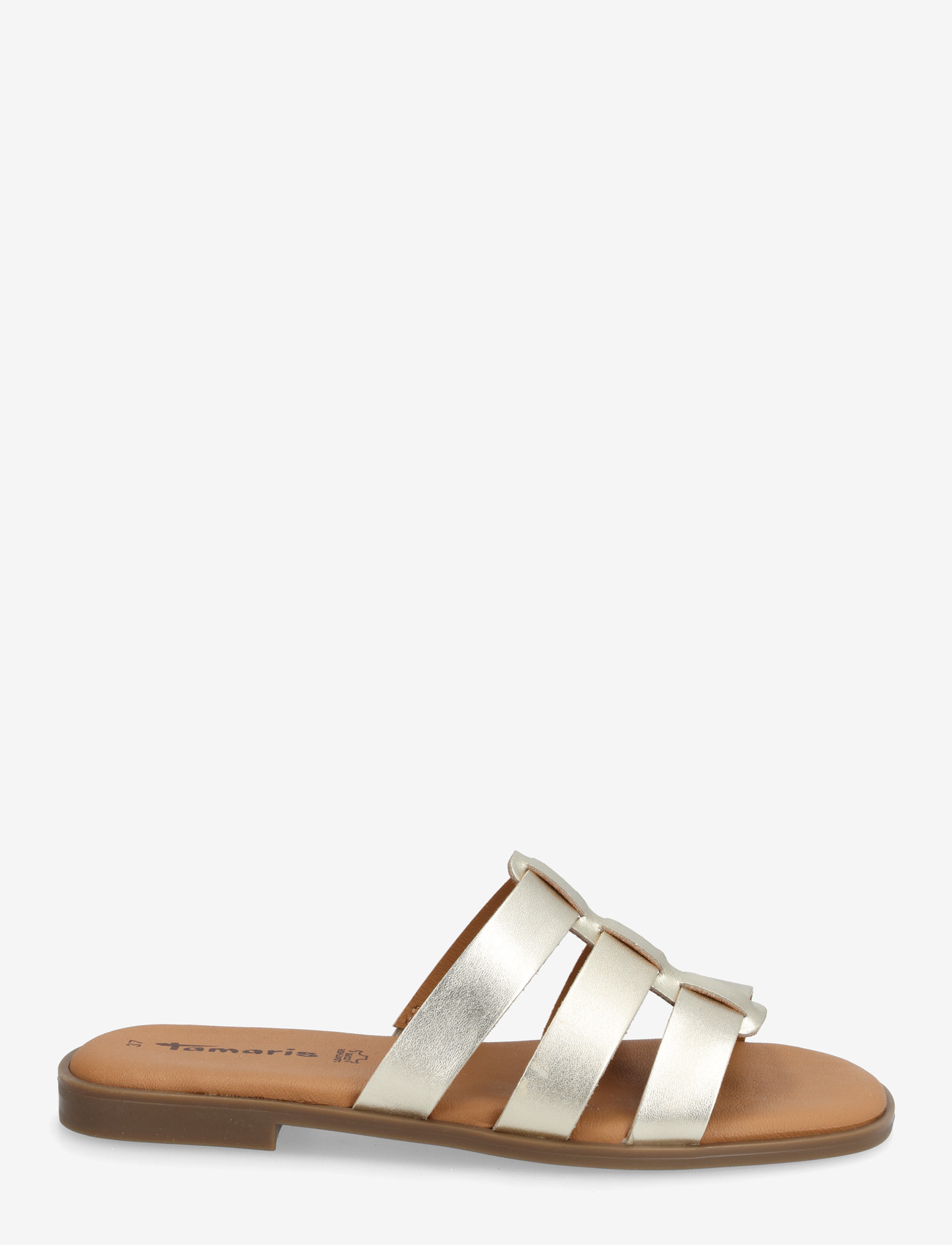 Tamaris - Women Slides - gladiaator sandaalid - light gold metallic - 1