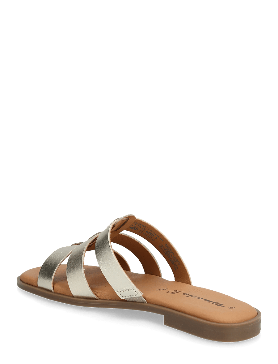 Tamaris - Women Slides - gladiatorsandaler - light gold metallic - 2