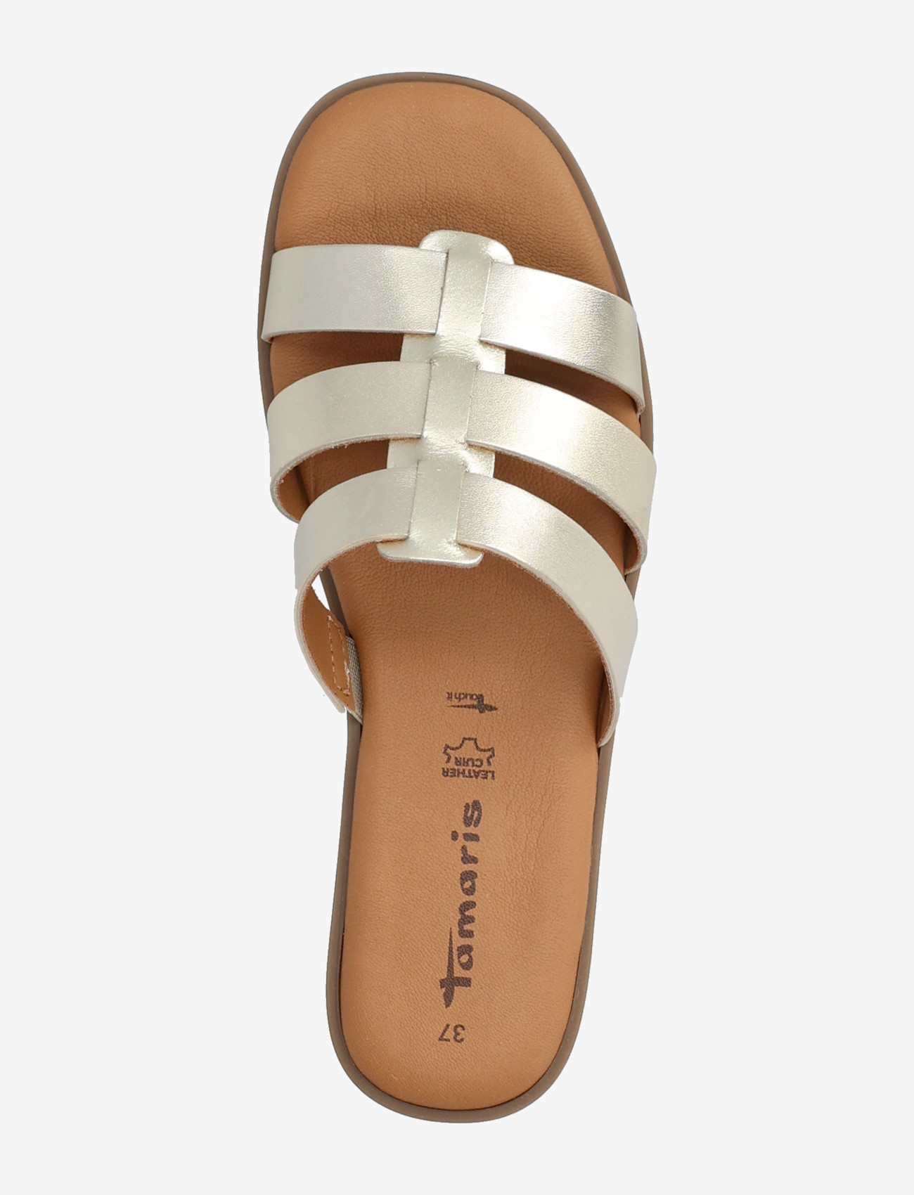 Tamaris - Women Slides - gladiaator sandaalid - light gold metallic - 3