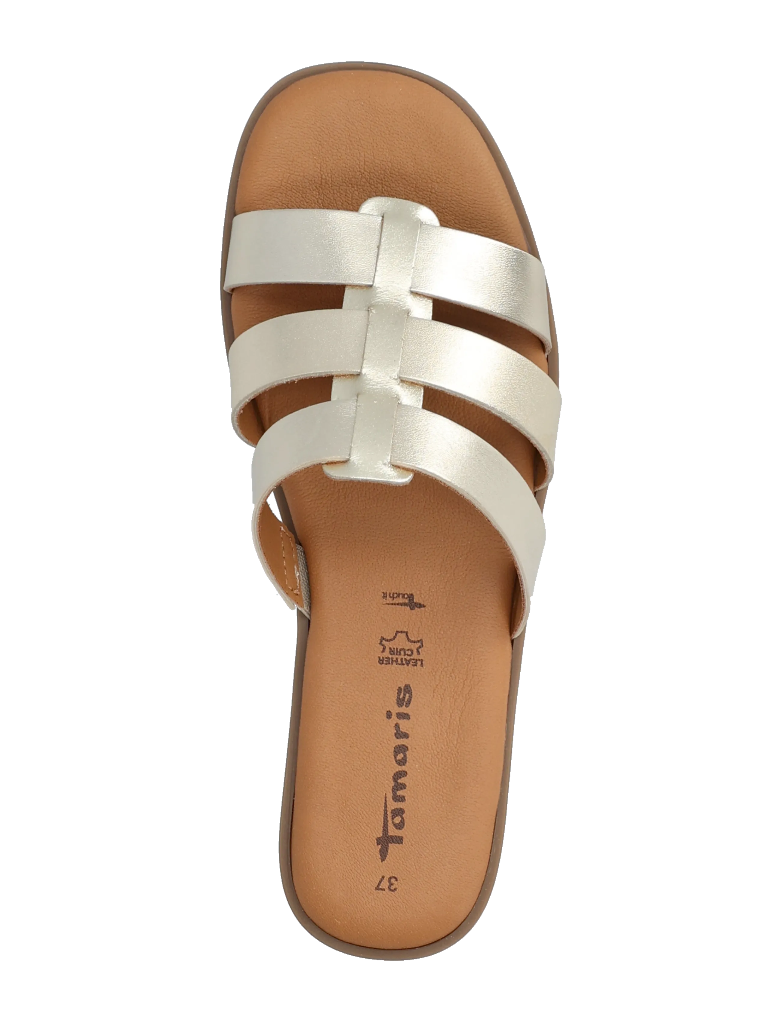 Tamaris - Women Slides - gladiator-sandalen - light gold metallic - 3
