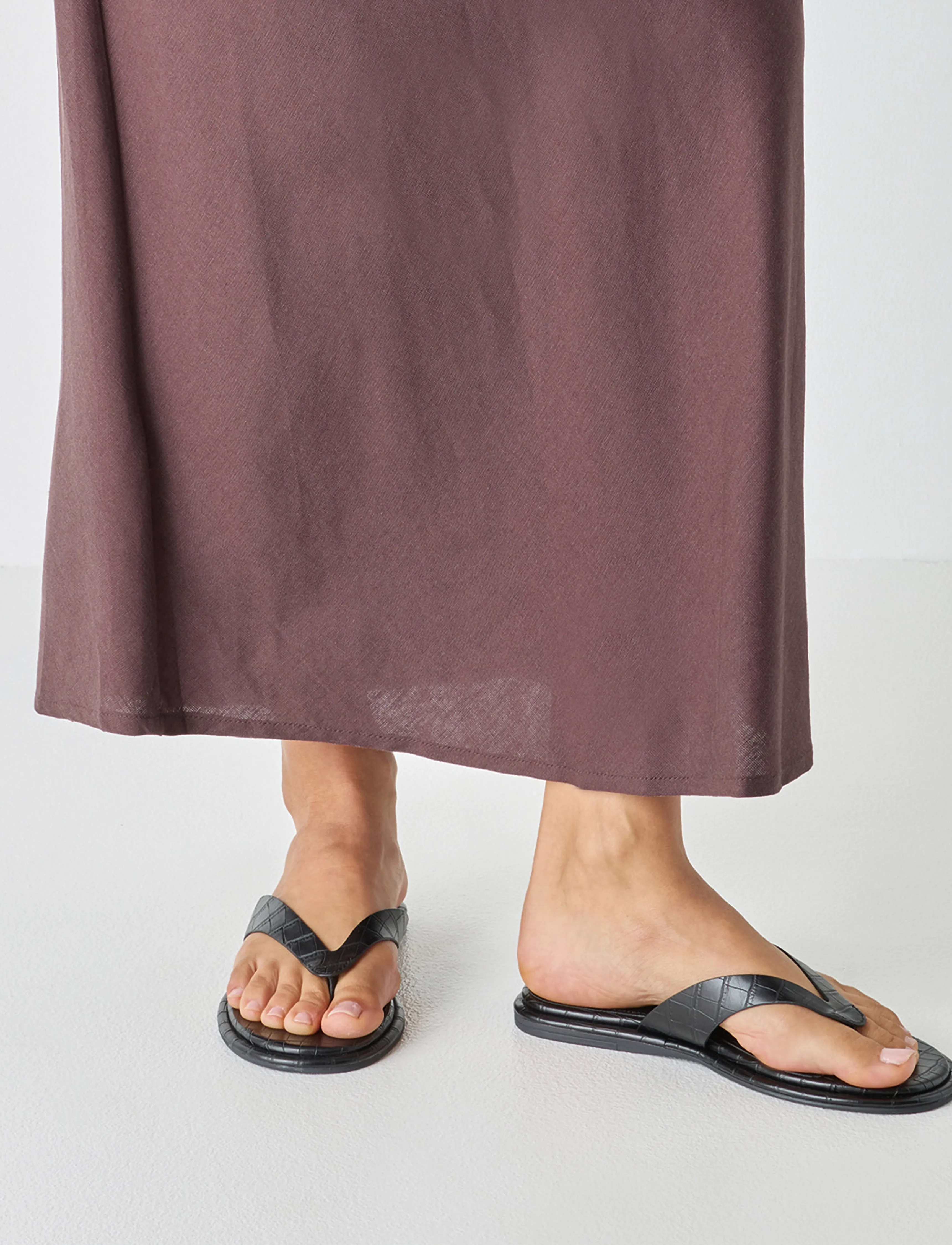 Tamaris - Women Slides - kontsata sandaalid - black croco - 5