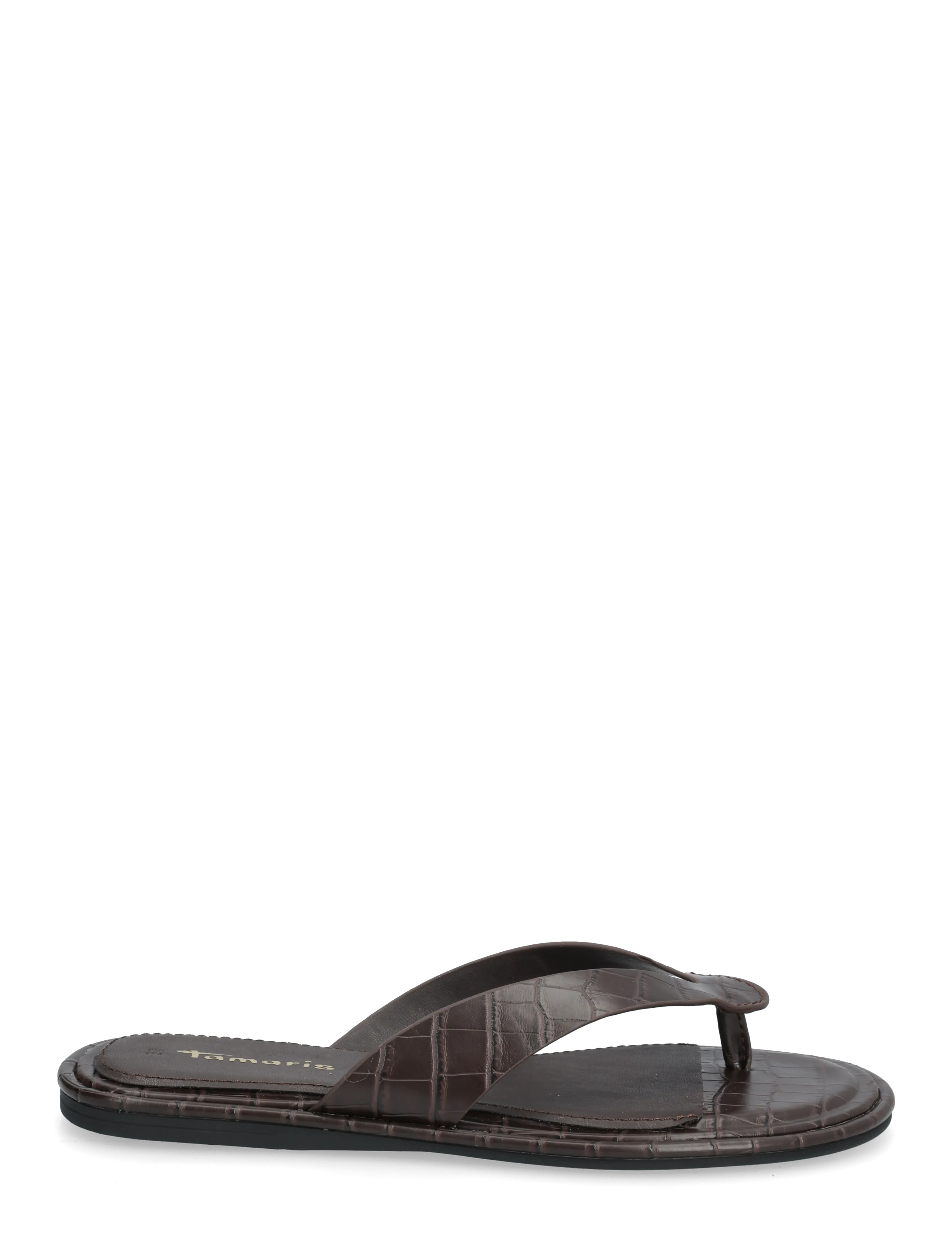 Tamaris - Women Slides - flat sandals - mocca croco - 1