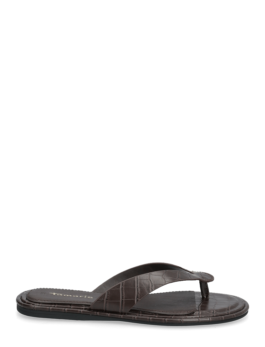 Tamaris - Women Slides - flade sandaler - mocca croco - 1