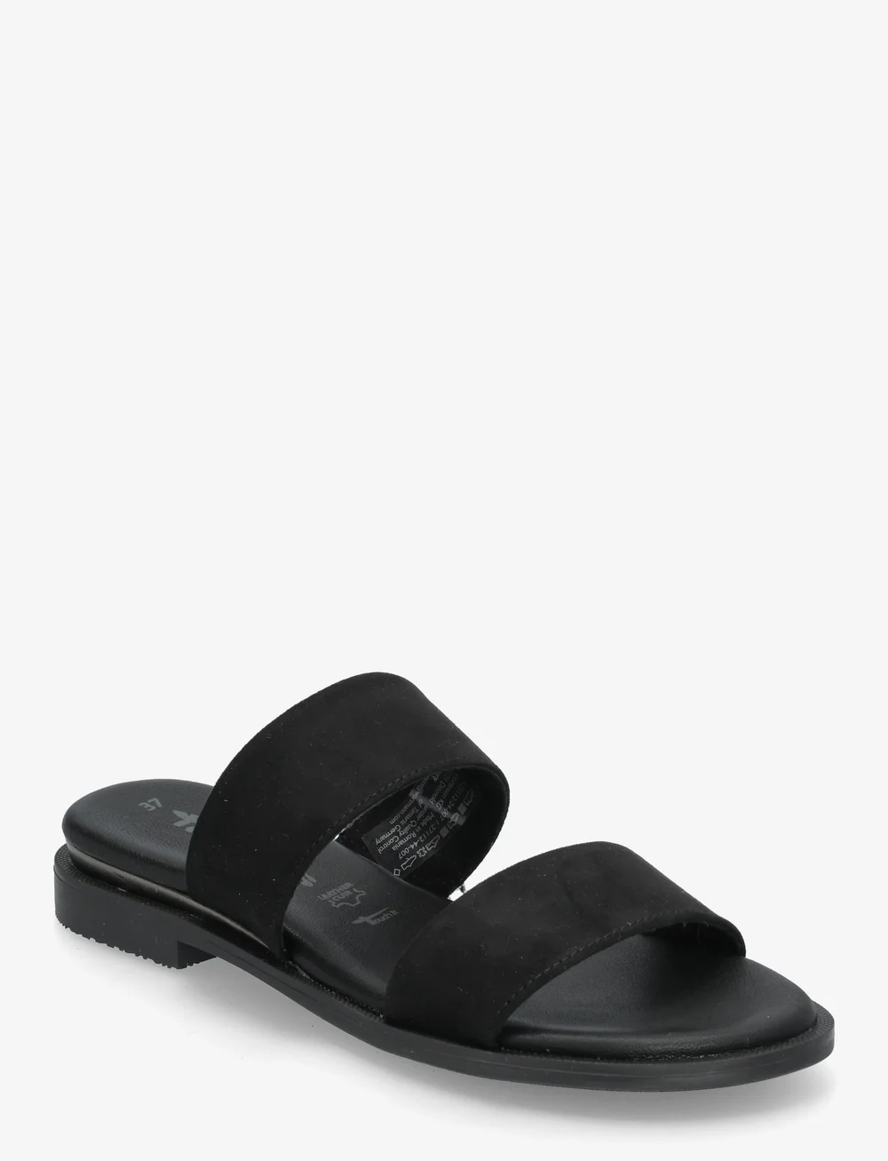 Tamaris - Women Slides - flache sandalen - black uni - 0