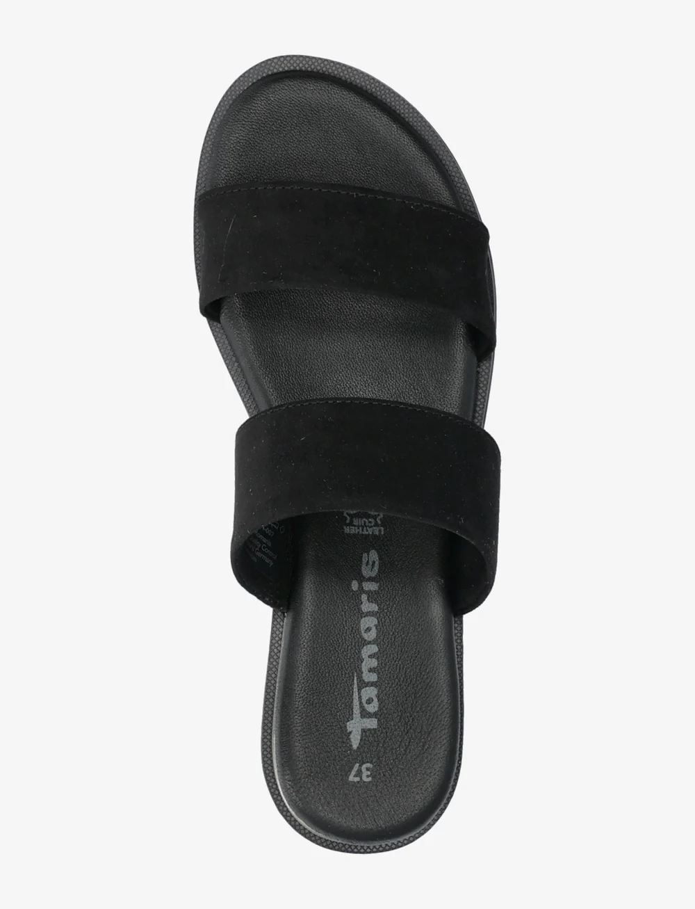 Tamaris - Women Slides - flache sandalen - black uni - 3