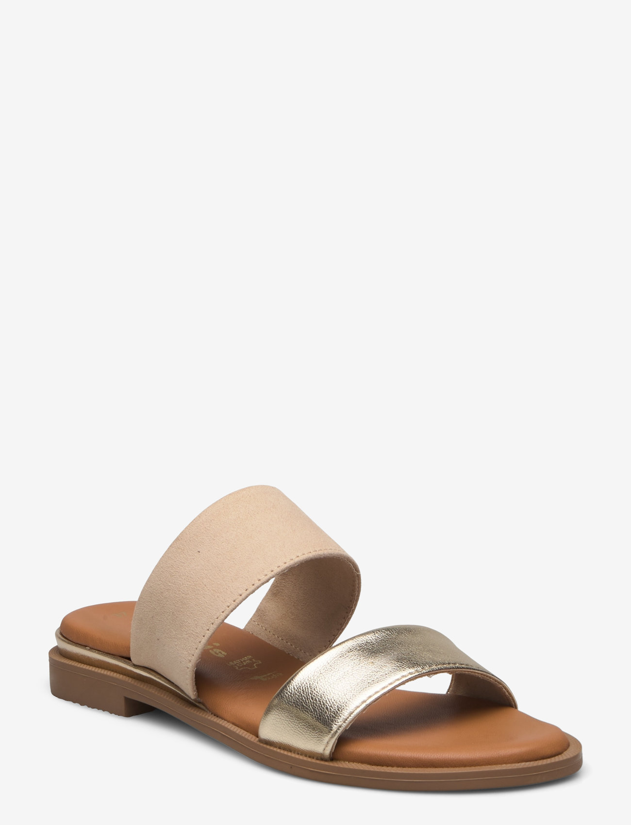 Tamaris - Women Slides - platte sandalen - taupe comb - 0