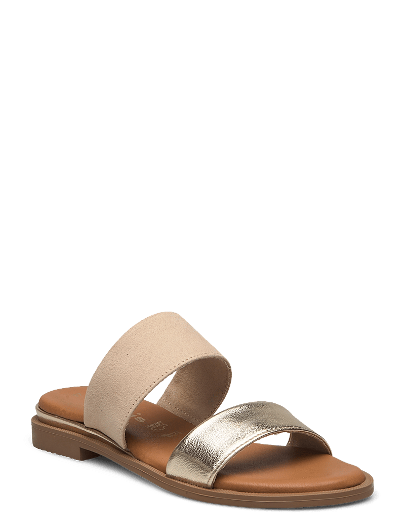 Tamaris - Women Slides - platte sandalen - taupe comb - 0