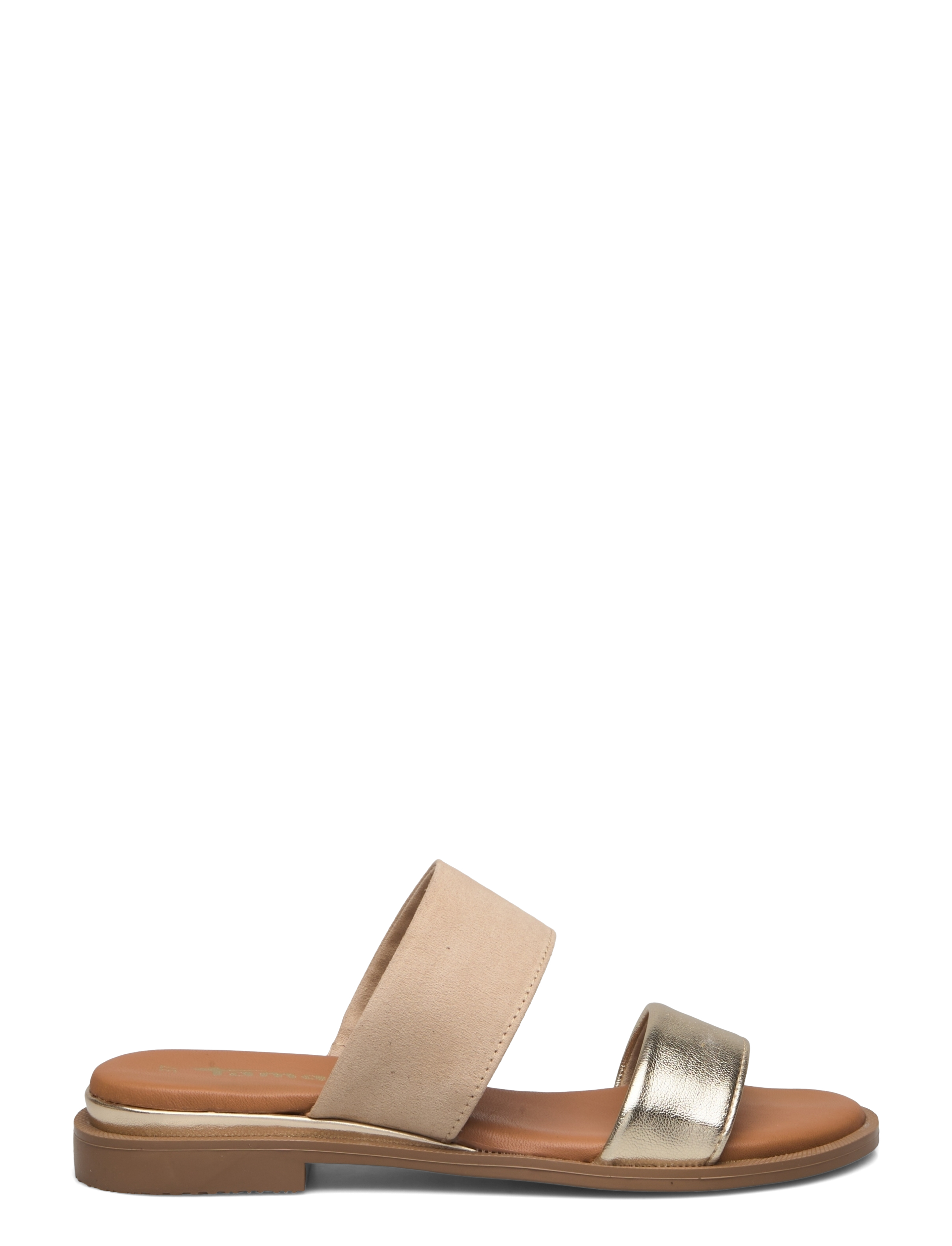 Tamaris - Women Slides - flade sandaler - taupe comb - 1