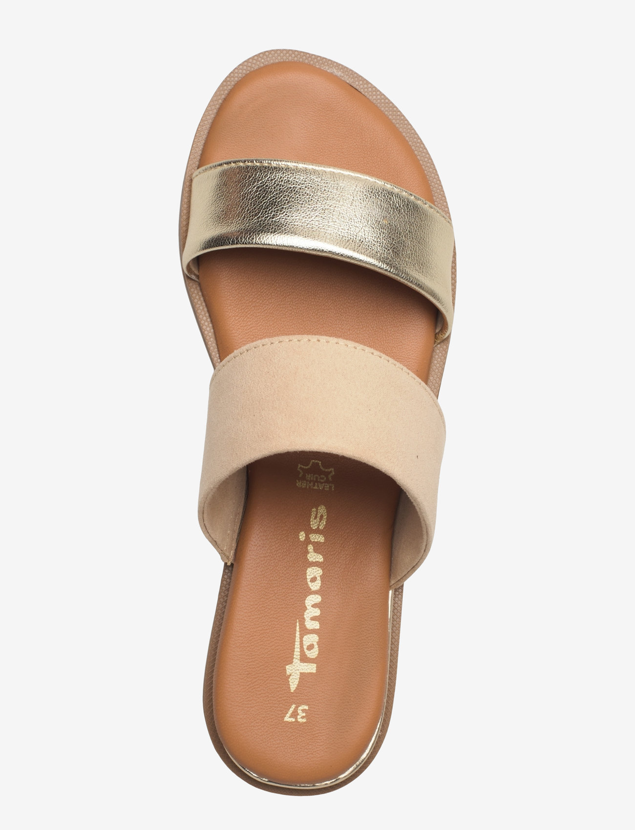 Tamaris - Women Slides - platte sandalen - taupe comb - 3