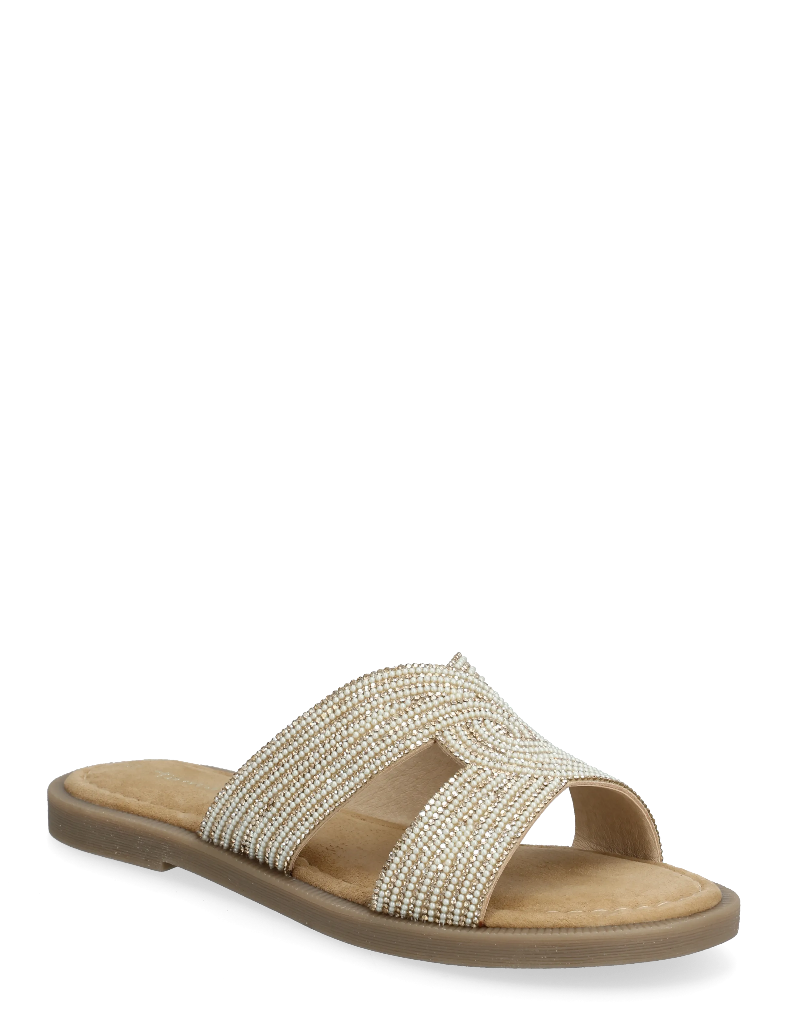 TAMARIS Damen Slides Beige - 39 - Damen