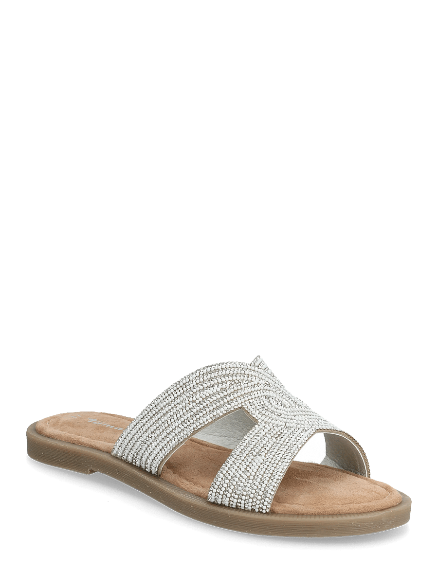 Tamaris - Women Slides - flache sandalen - silver glam - 0