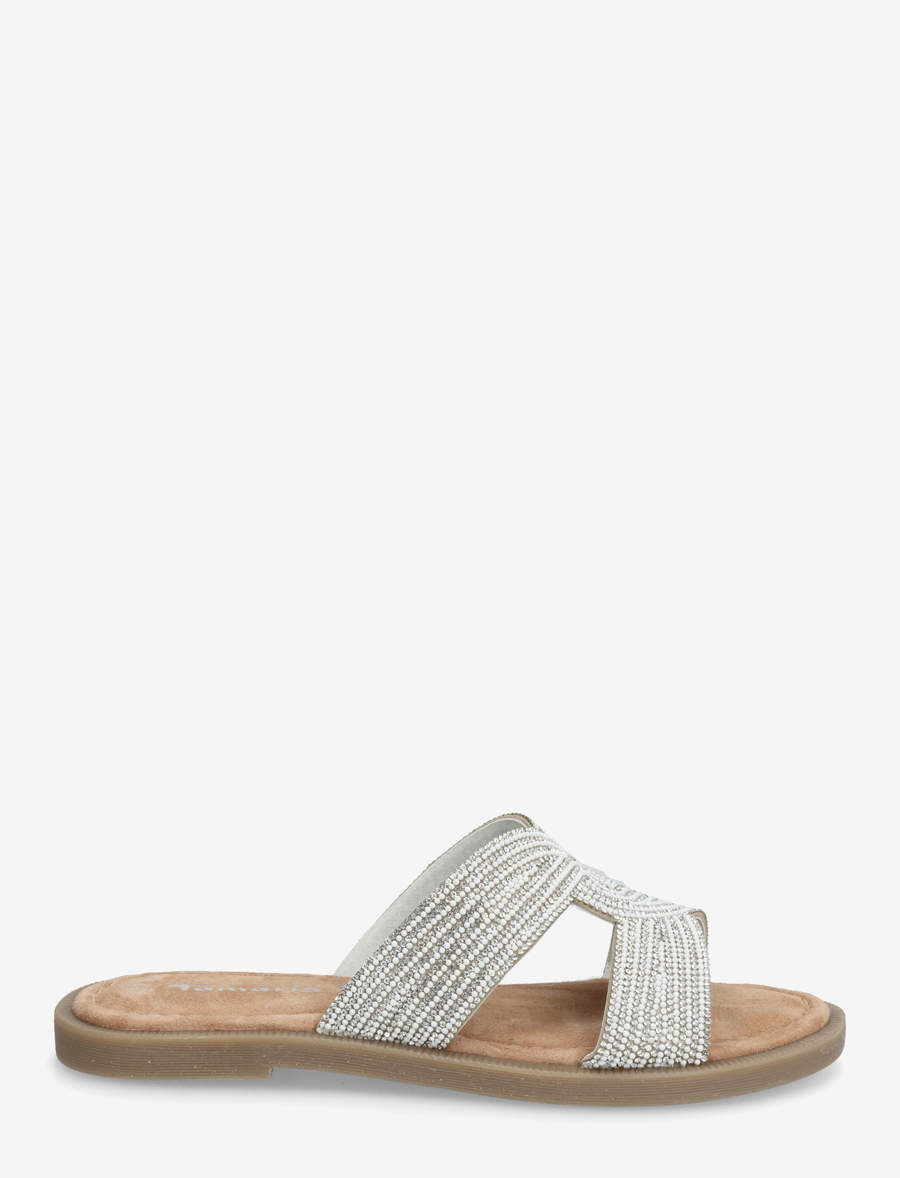 Tamaris - Women Slides - platte sandalen - silver glam - 1