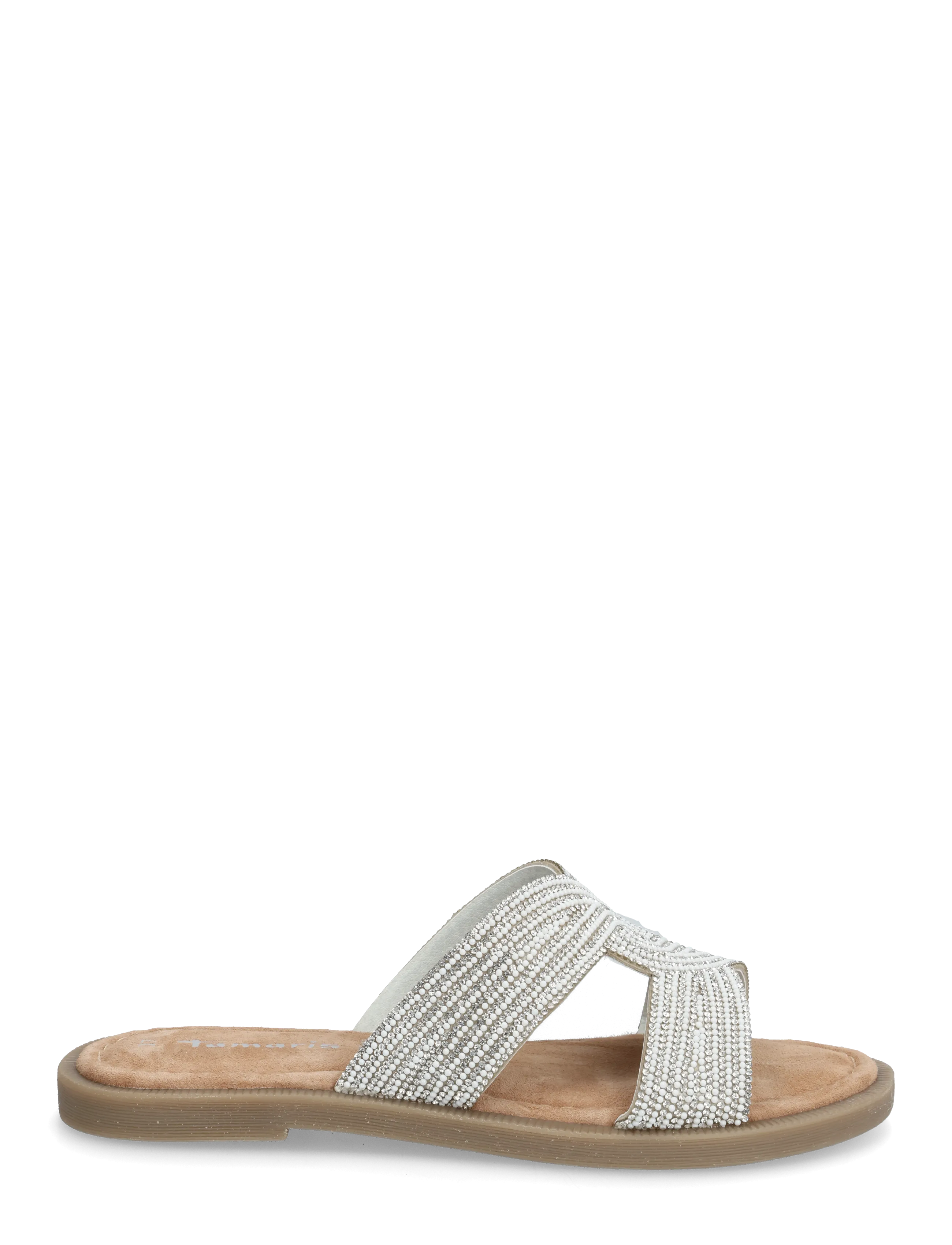 Tamaris - Women Slides - flache sandalen - silver glam - 1