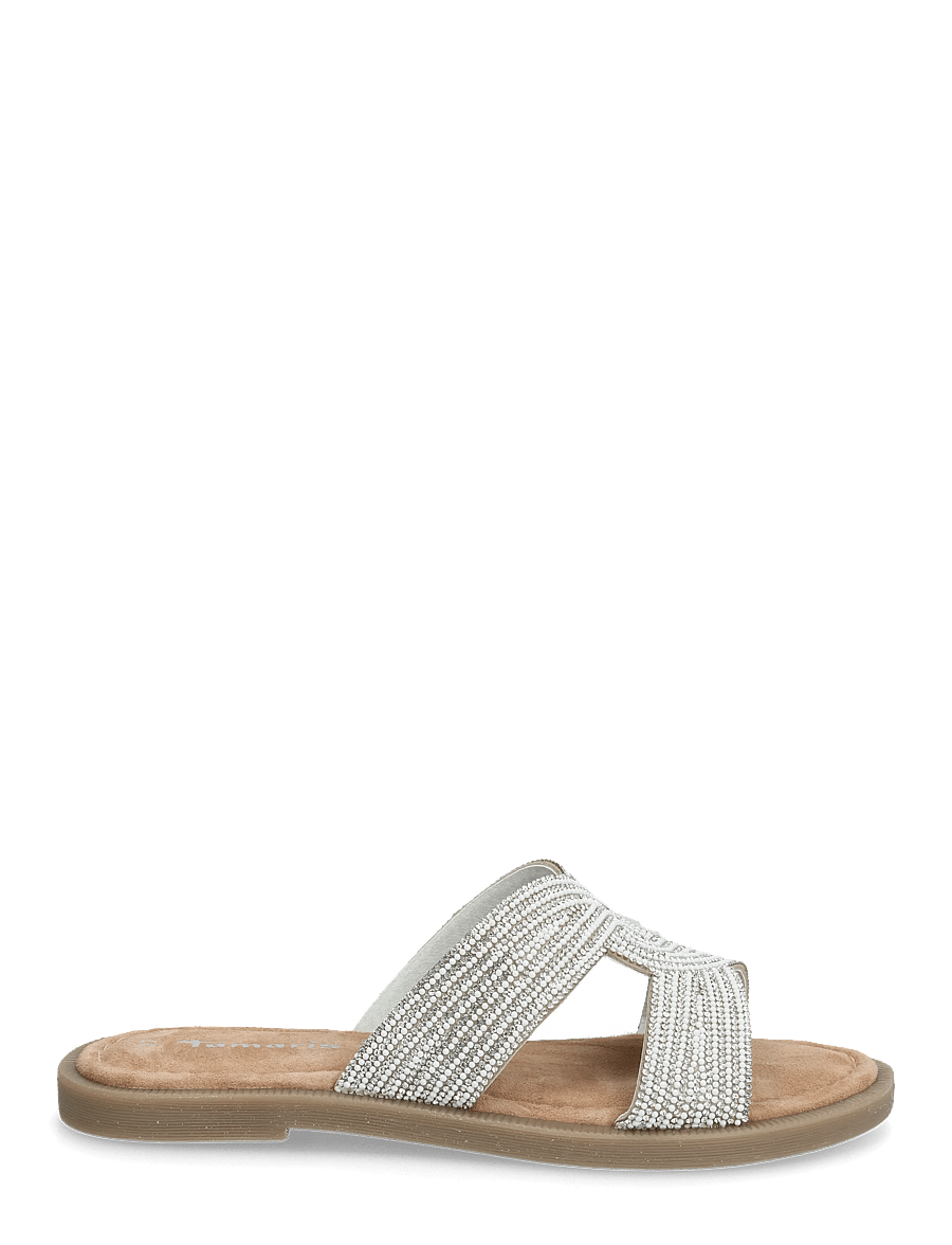 Tamaris - Women Slides - flache sandalen - silver glam - 1