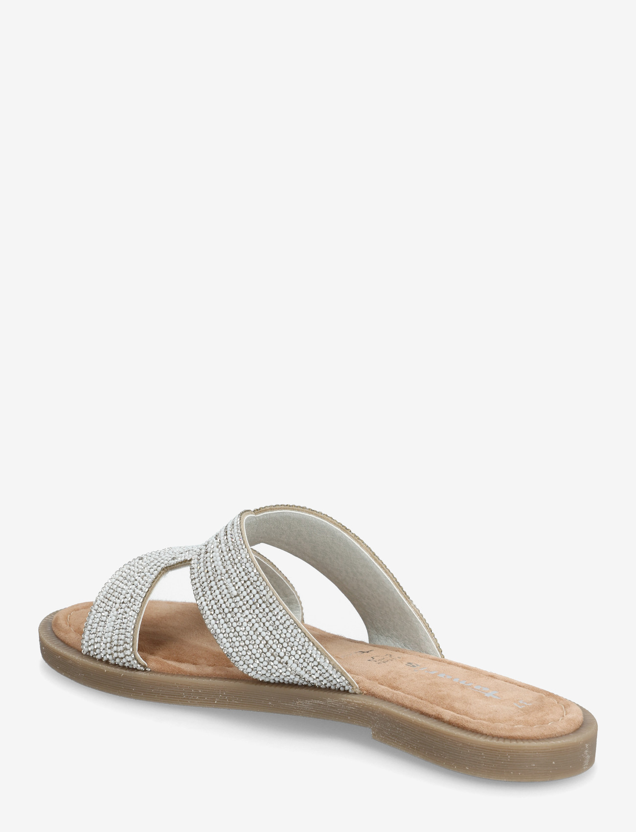 Tamaris - Women Slides - platte sandalen - silver glam - 2