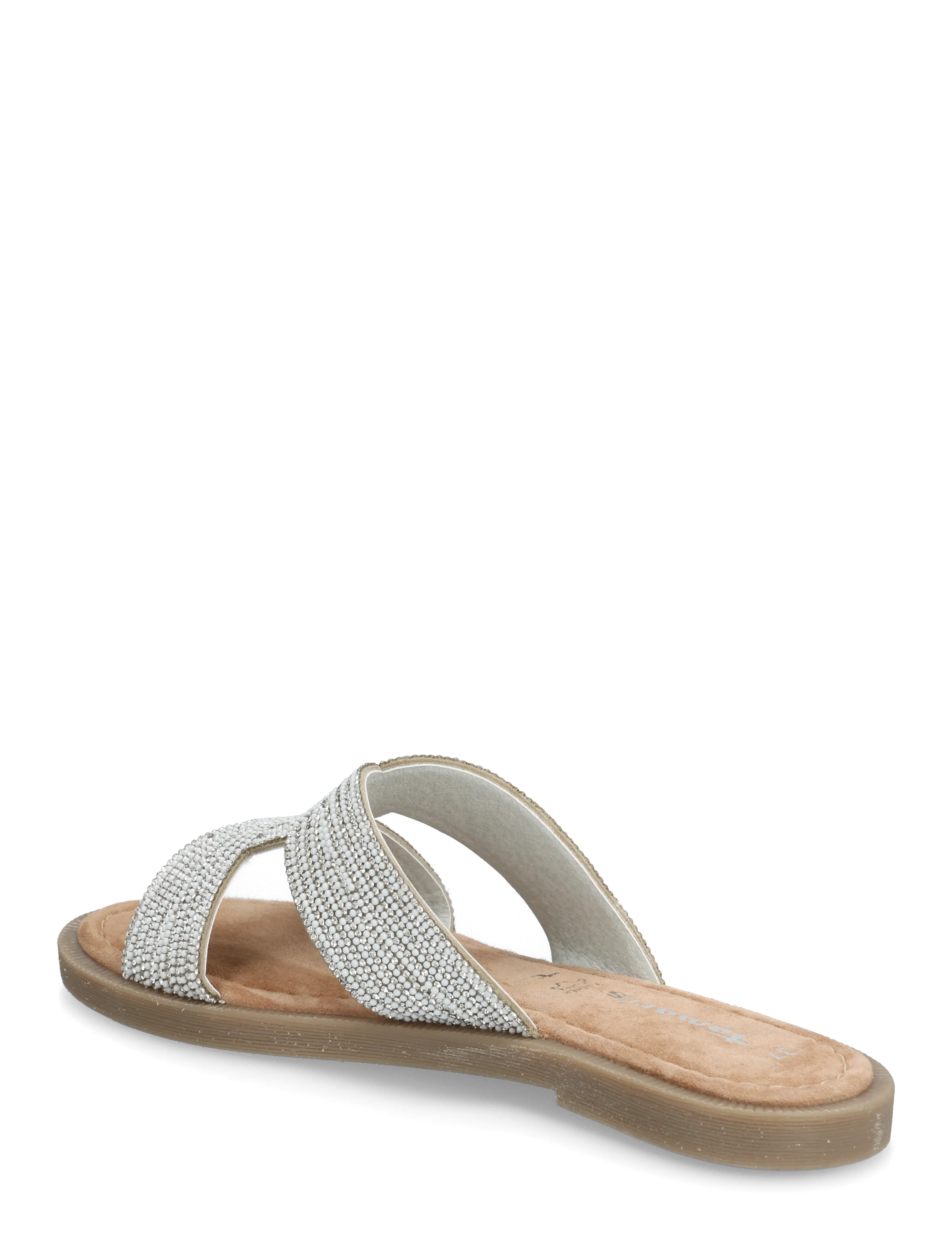 Tamaris - Women Slides - flache sandalen - silver glam - 2