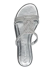 Tamaris - Women Slides - platta sandaler - silver - 2